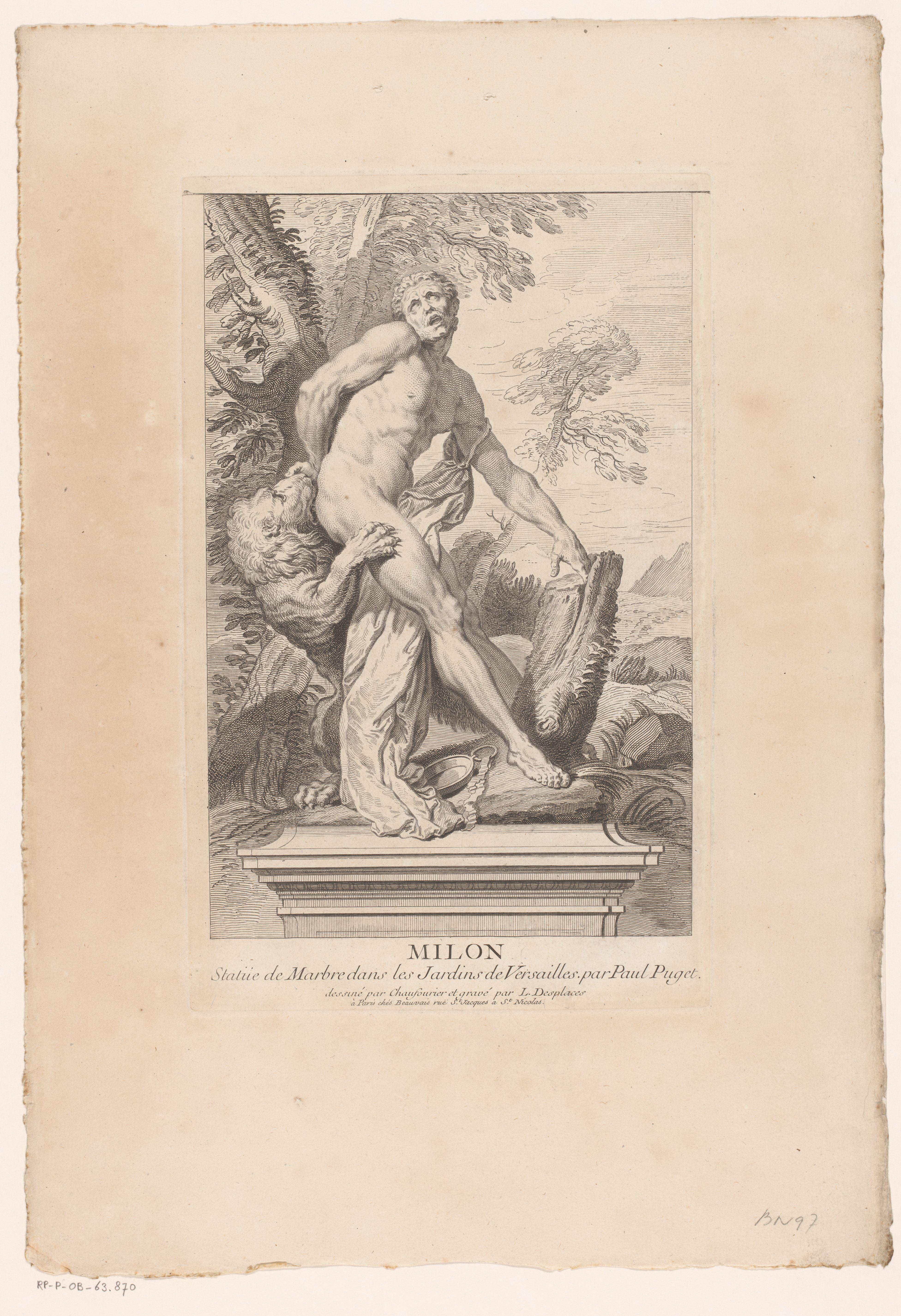 Beeld van Milo van Croton