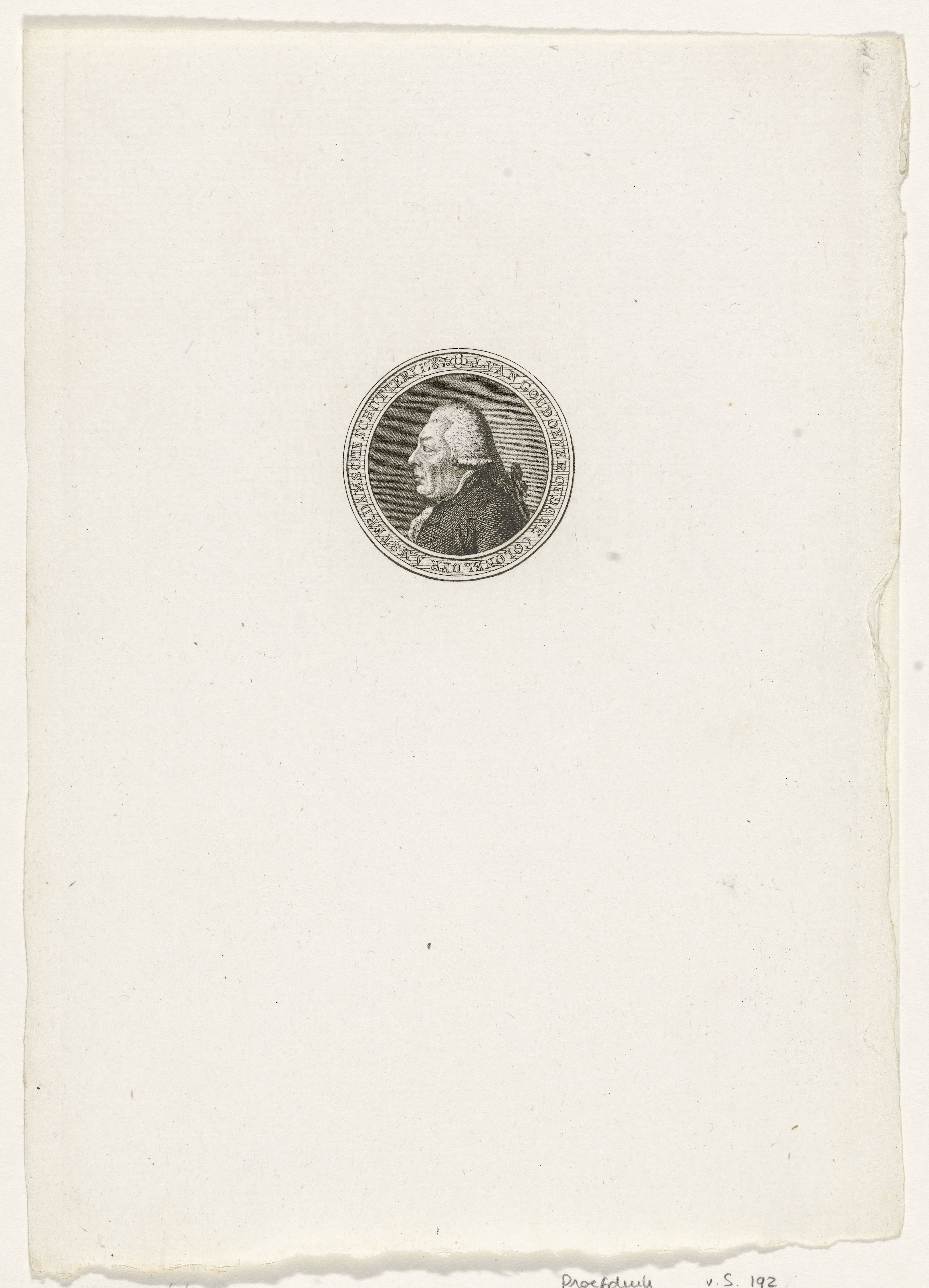 Portret van Isaak van Goudoever