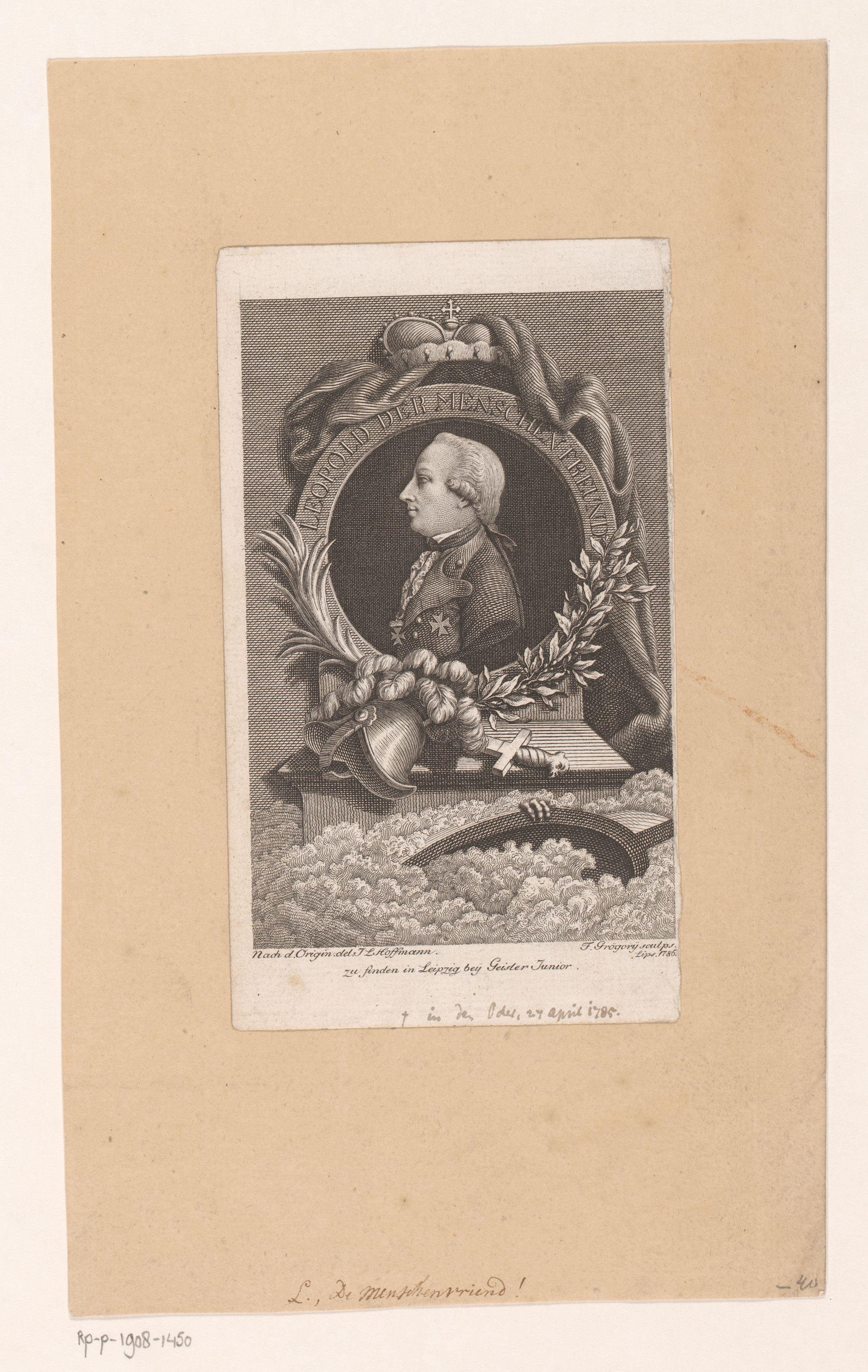 Portret van Maximilian Julius Leopold von Braunschweig-Wolfenbüttel