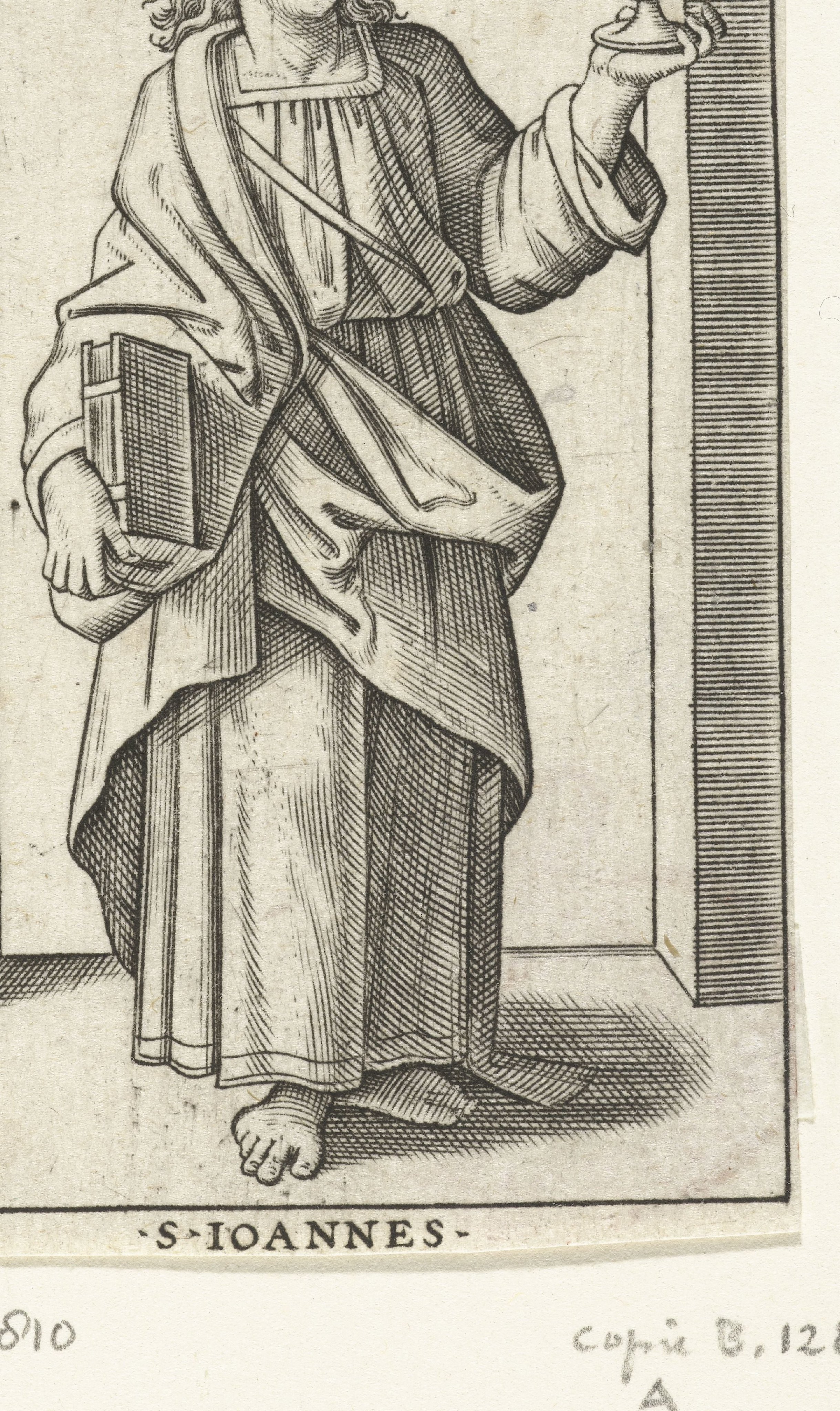 Apostel Johannes de Evangelist met miskelk