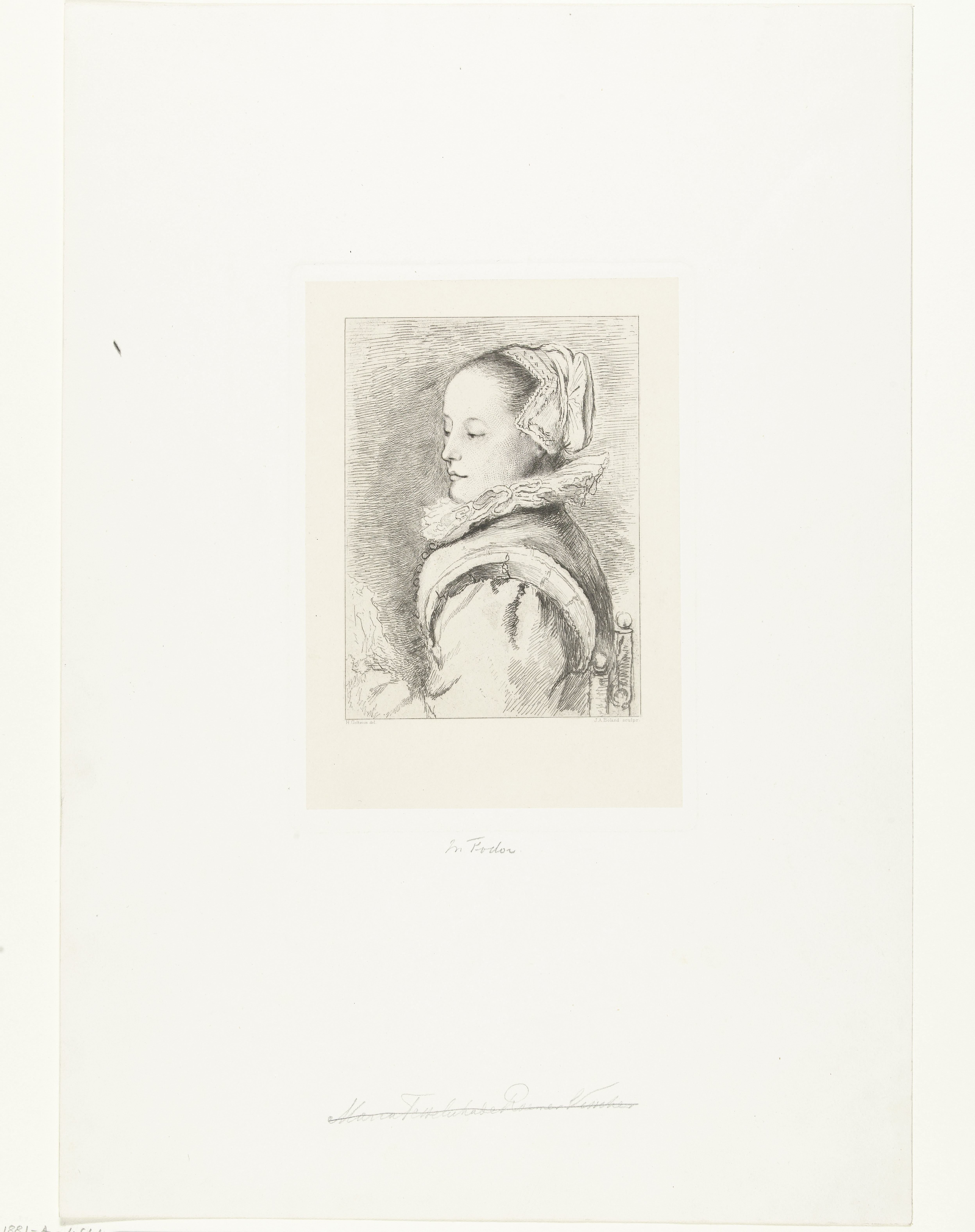 Portret van een jonge vrouw