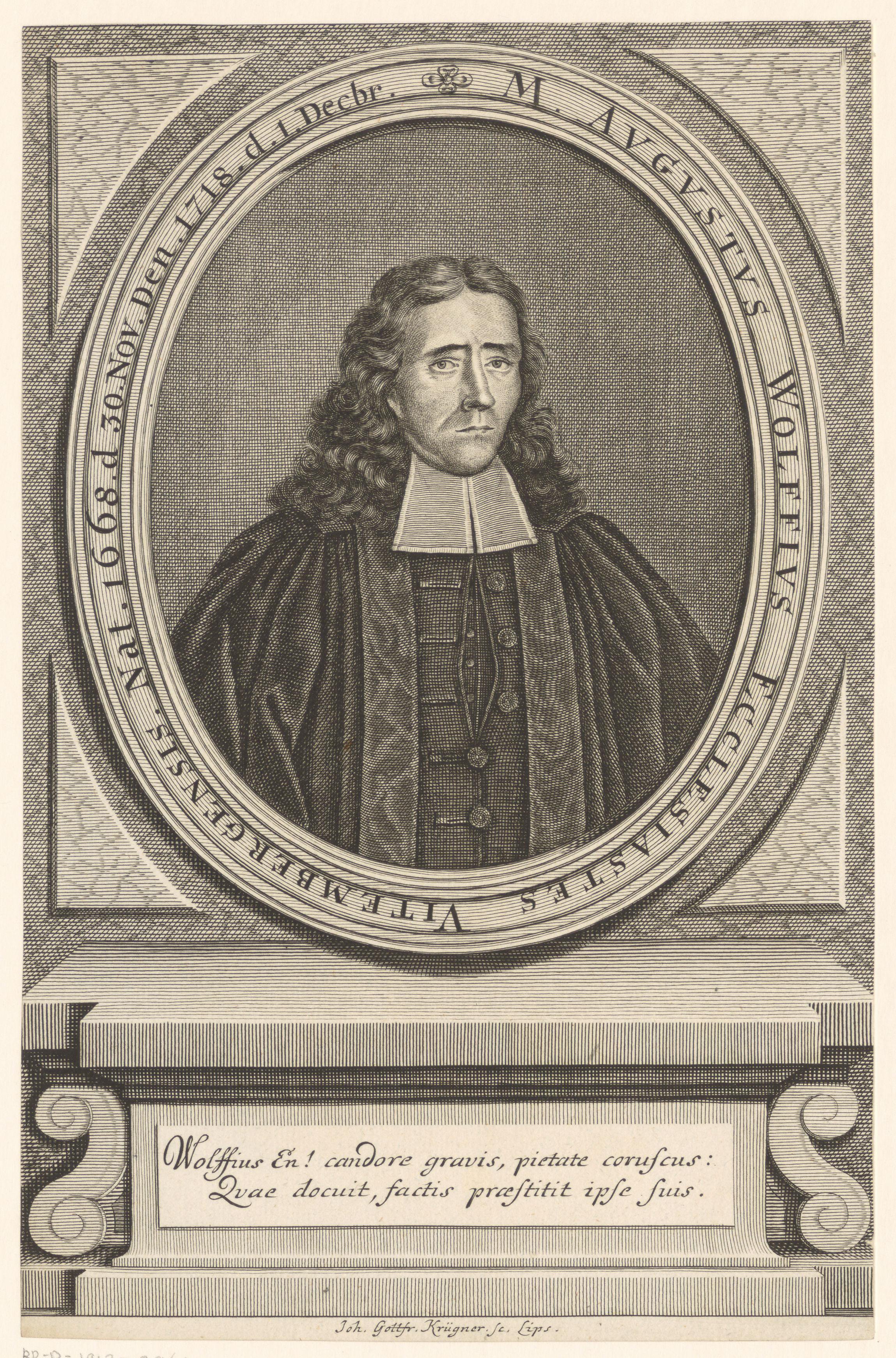 Portret van August Wolf