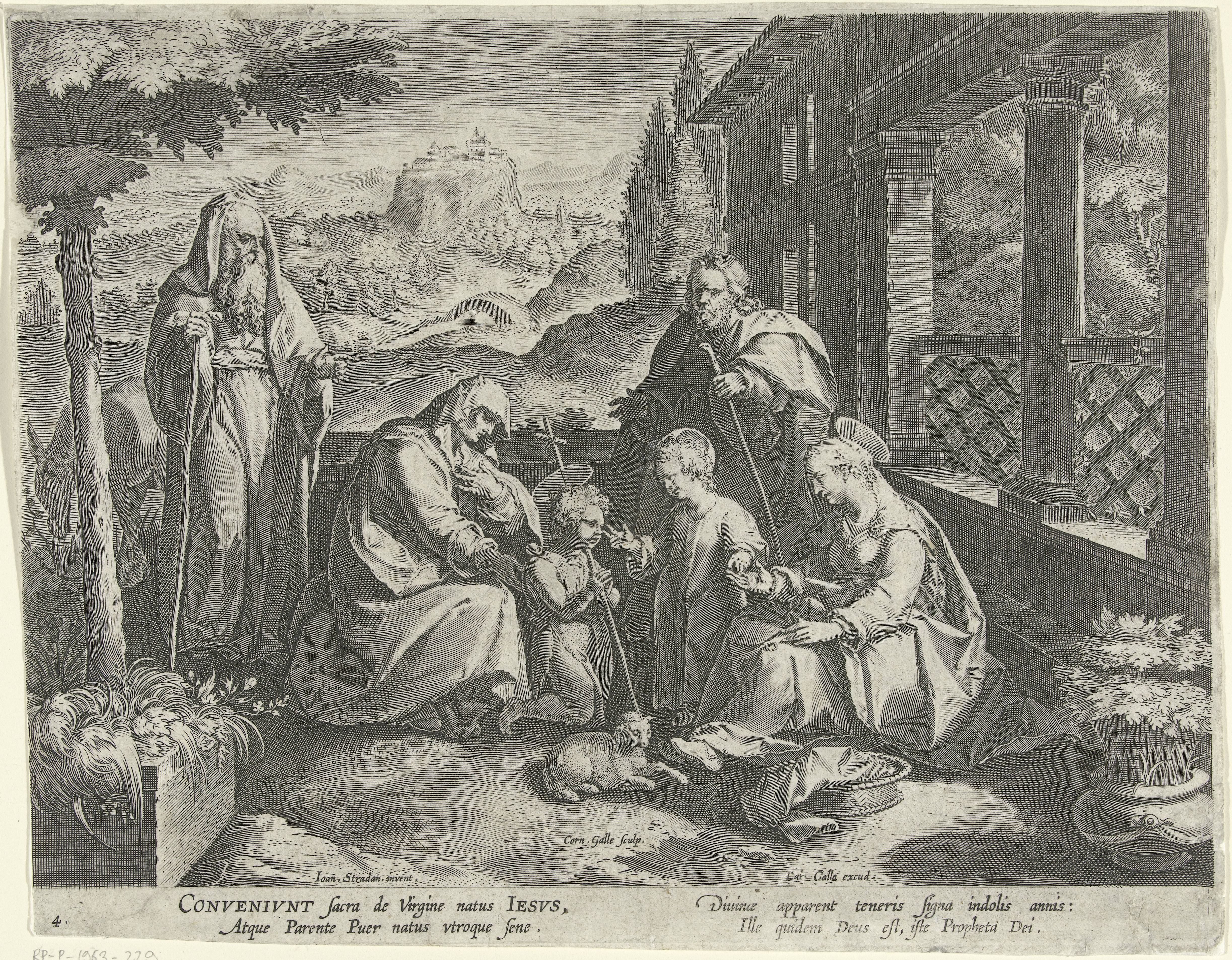 H. Familie met Elisabet, Zacharias en Johannes de Doper
