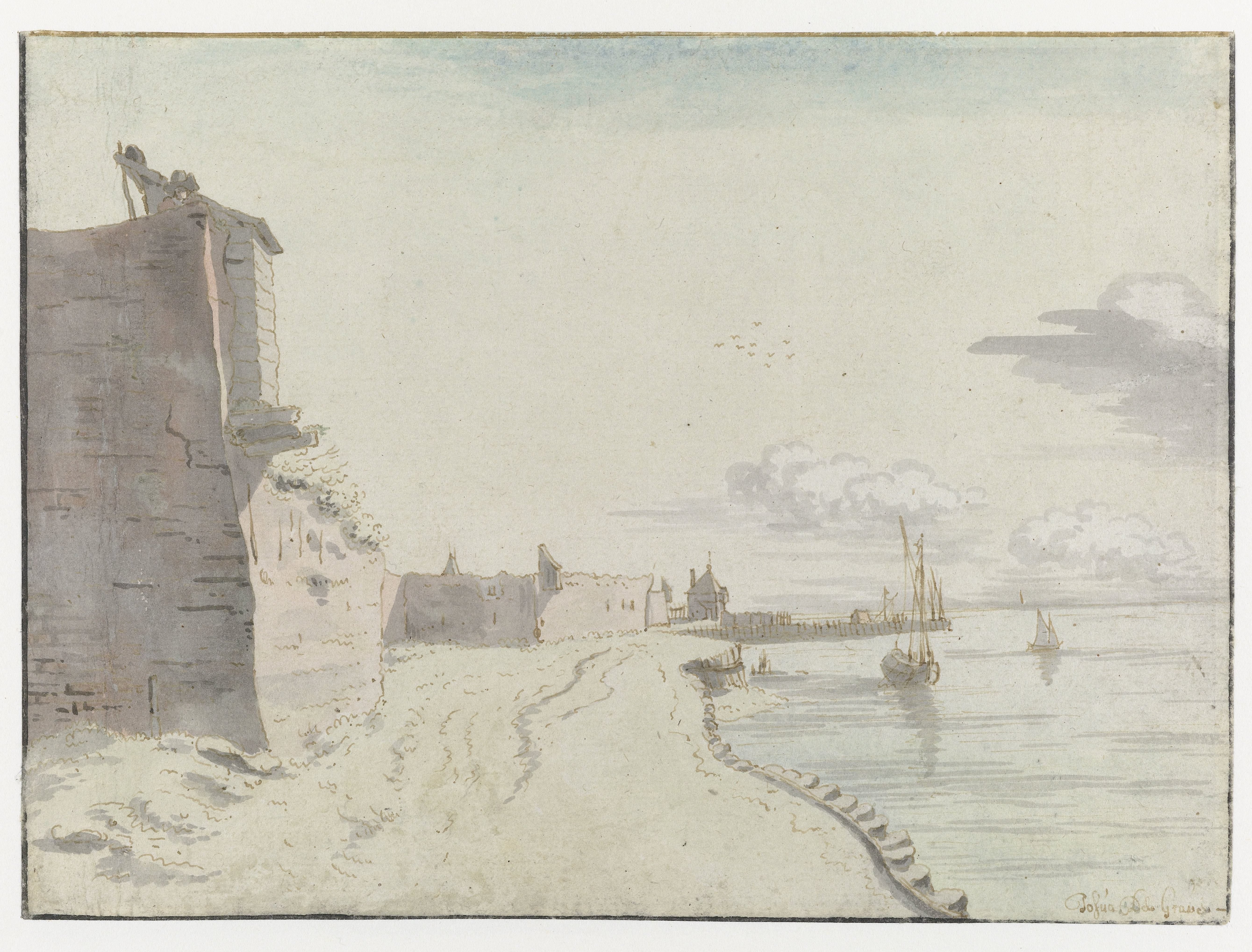 View of the Waterschans Bulwark, Bergen op Zoom