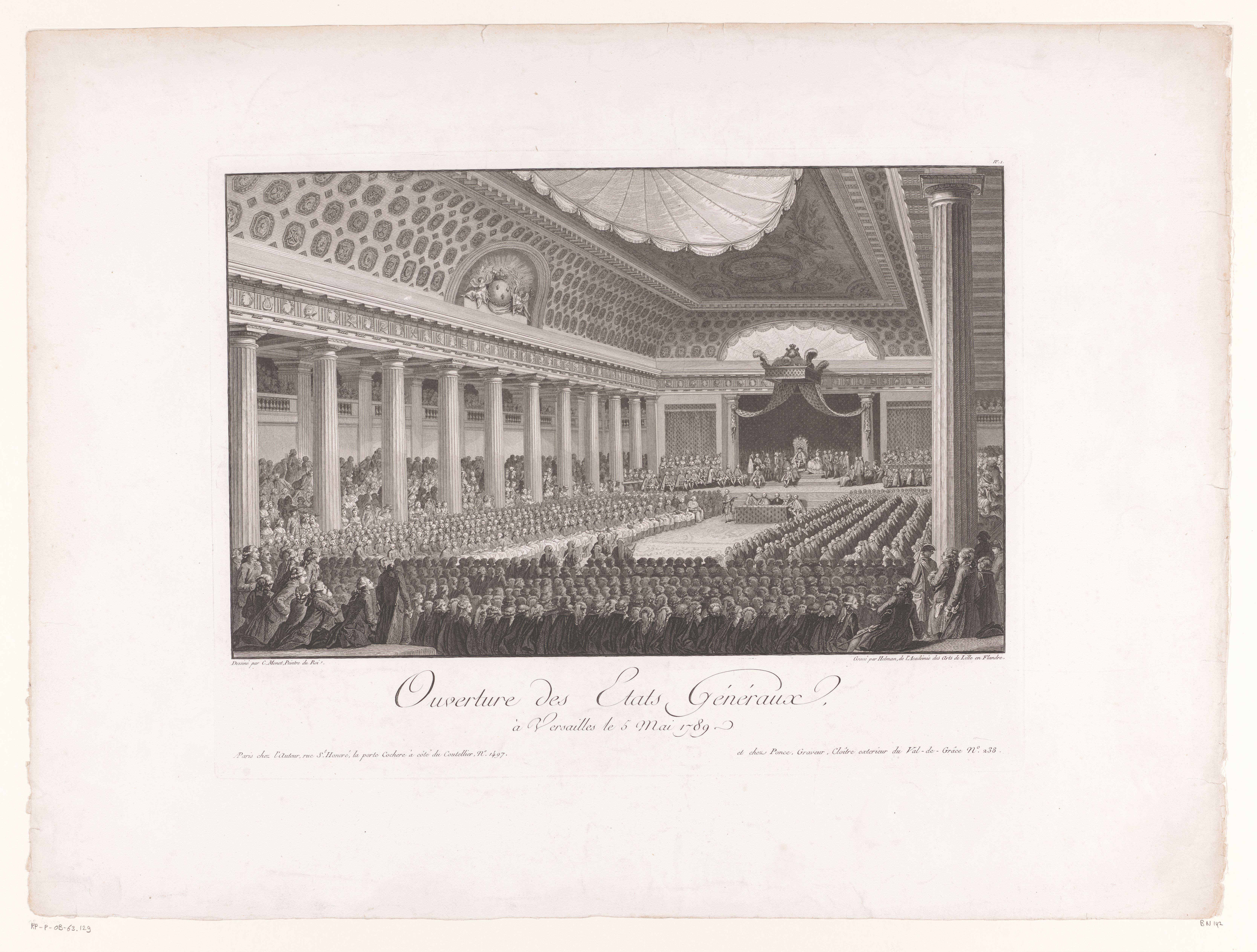 Opening van de Staten-Generaal in Versailles, 5 mei 1789