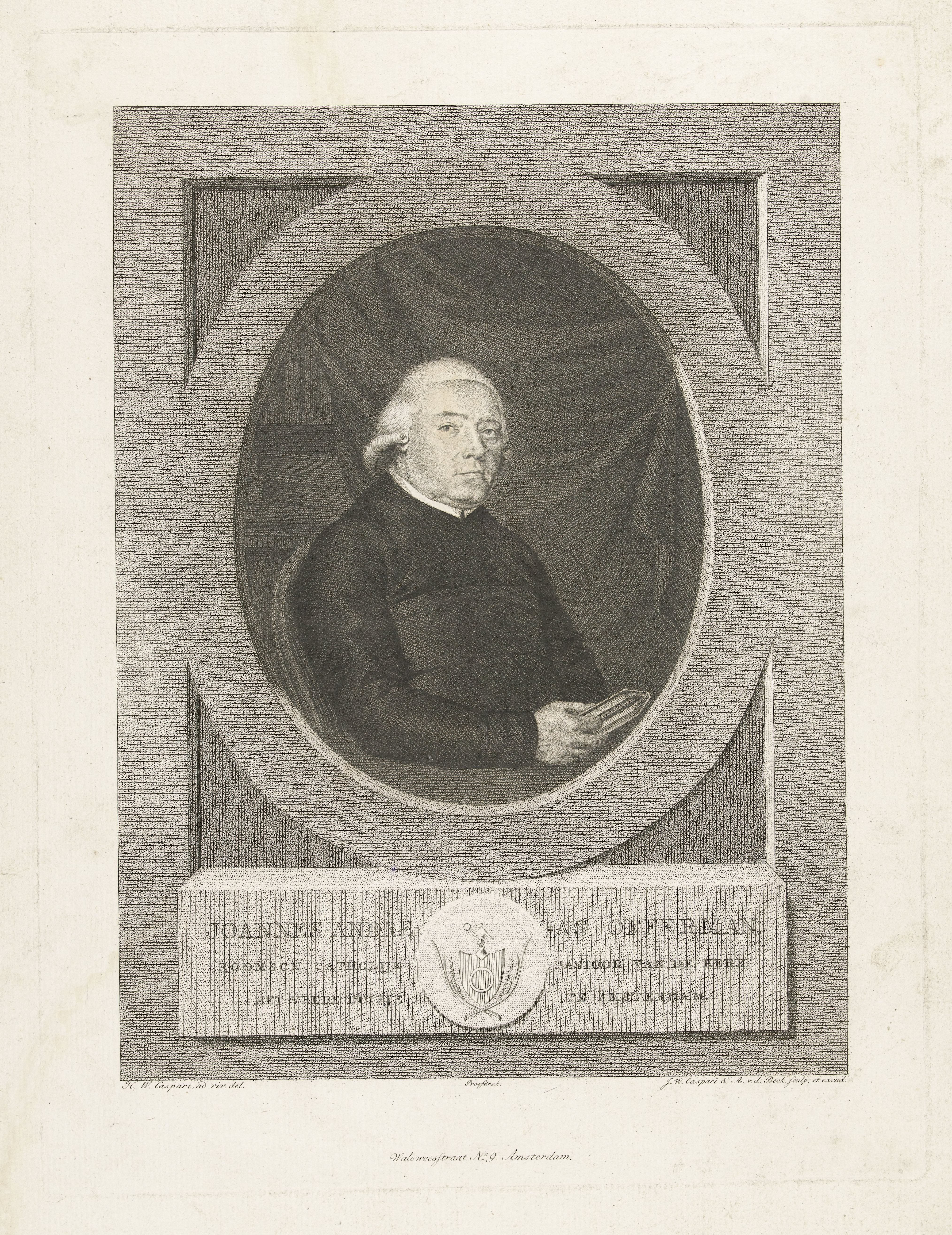 Portret van Joës Andreas Offerman
