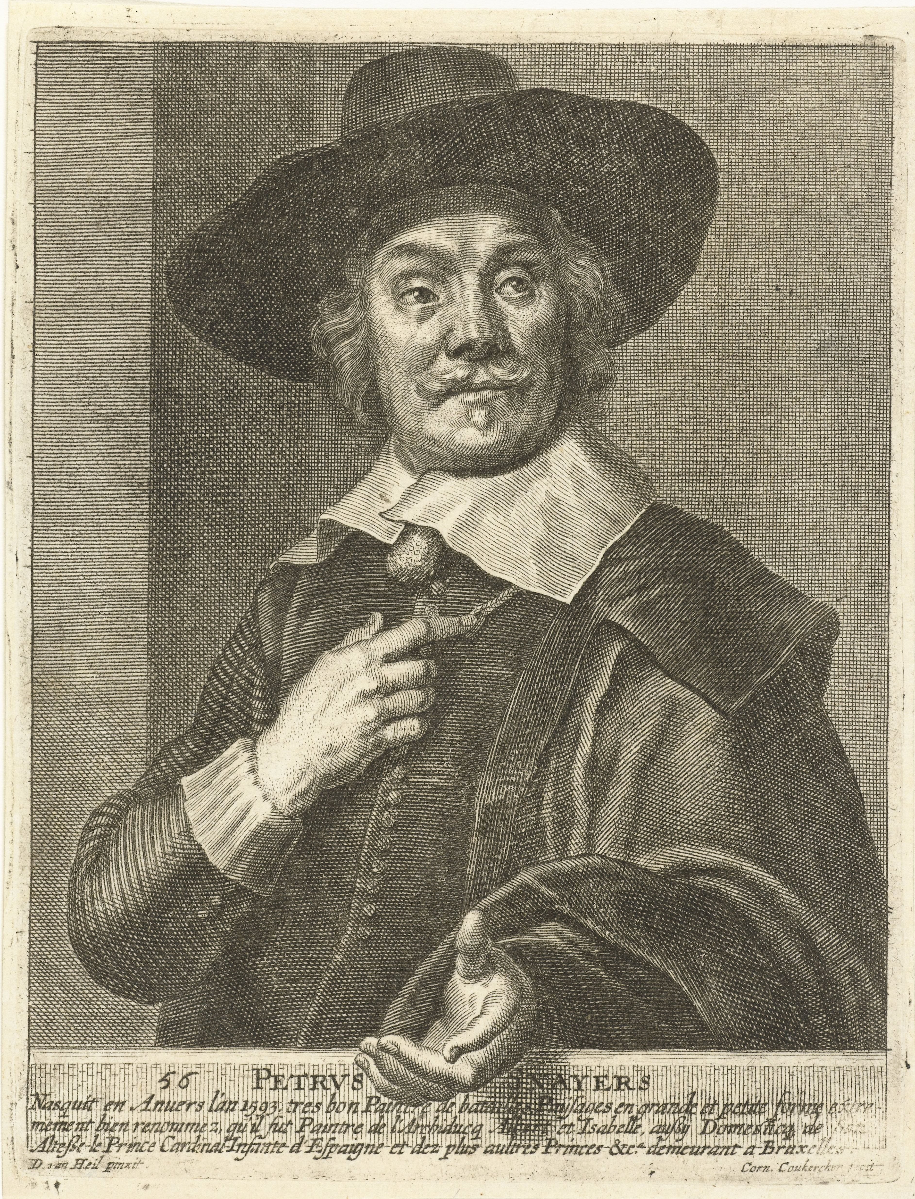 Portret van de schilder Petrus Snayers