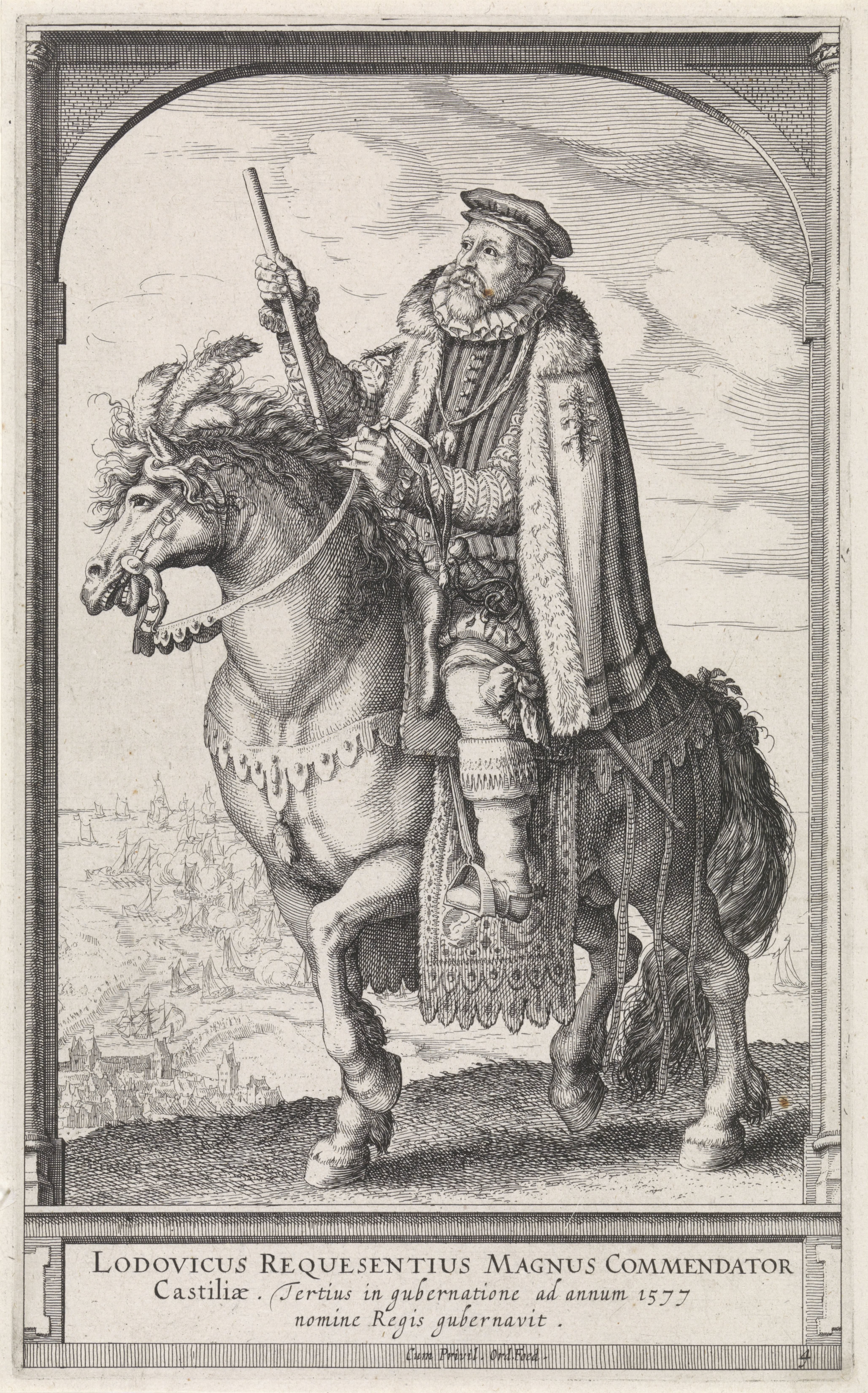 Ruiterportret van Don Luis Requesens