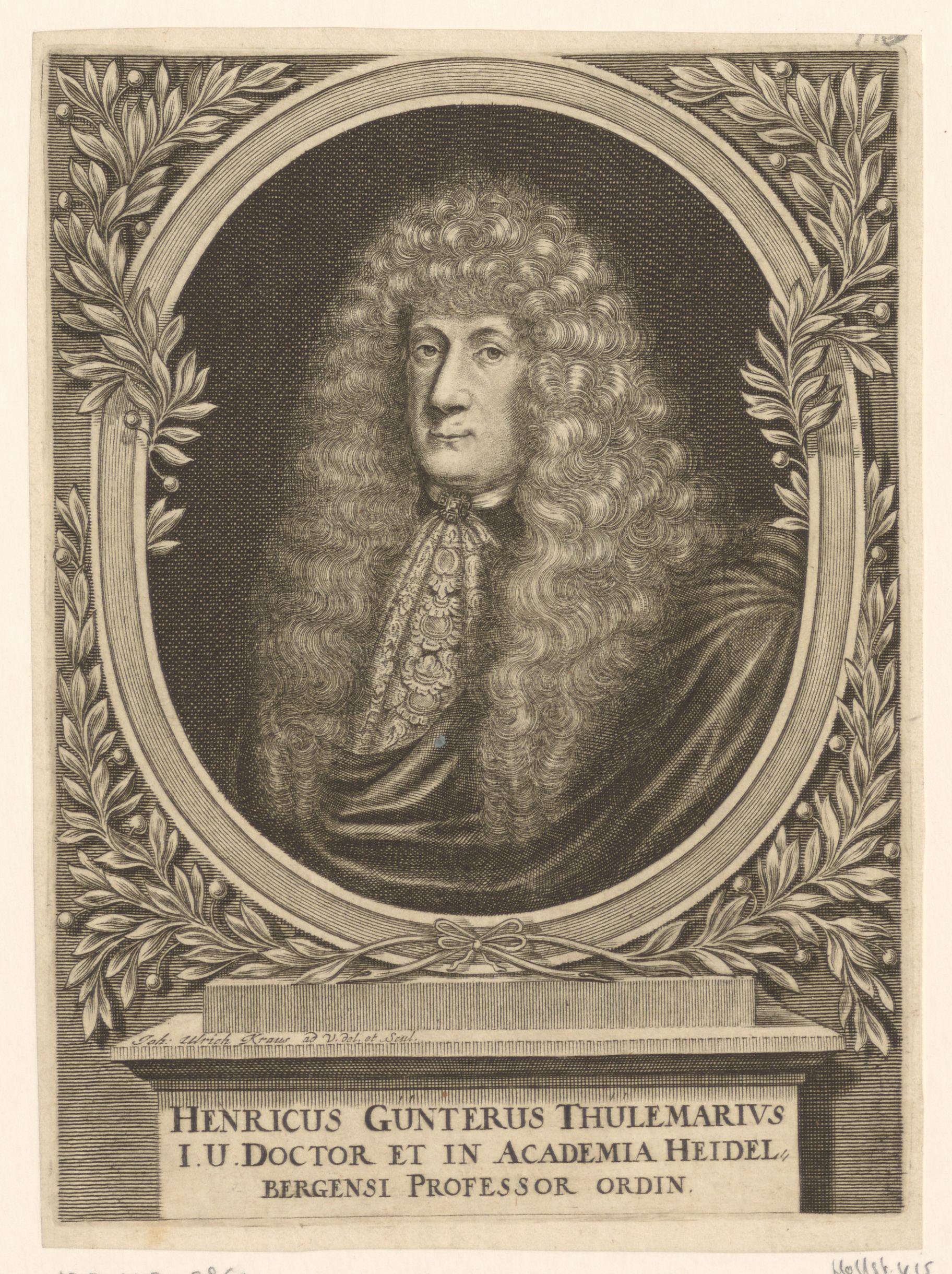 Portret van Heinrich Günther von Thulemeyer