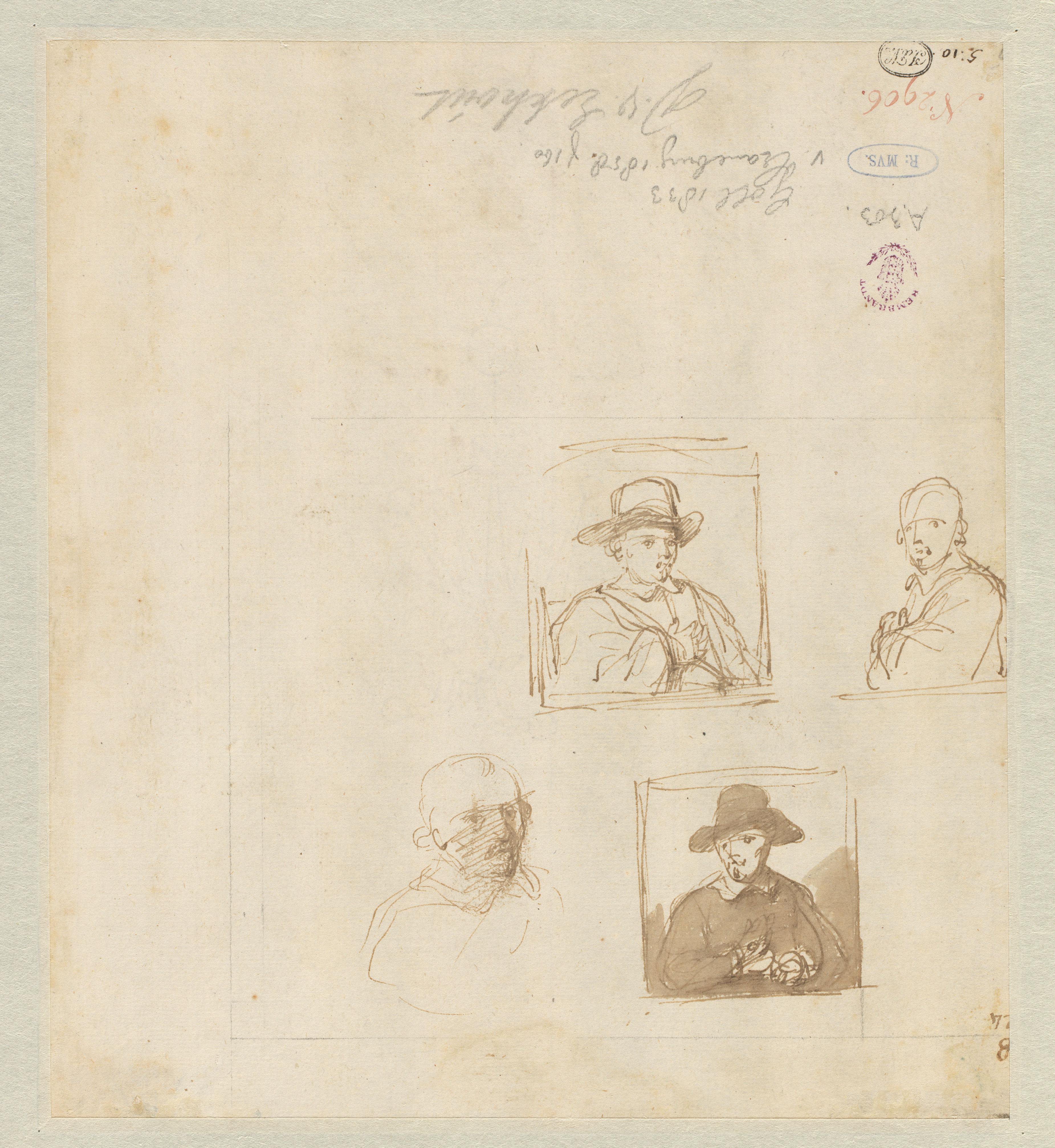 Four Studies for a Portrait of a Man