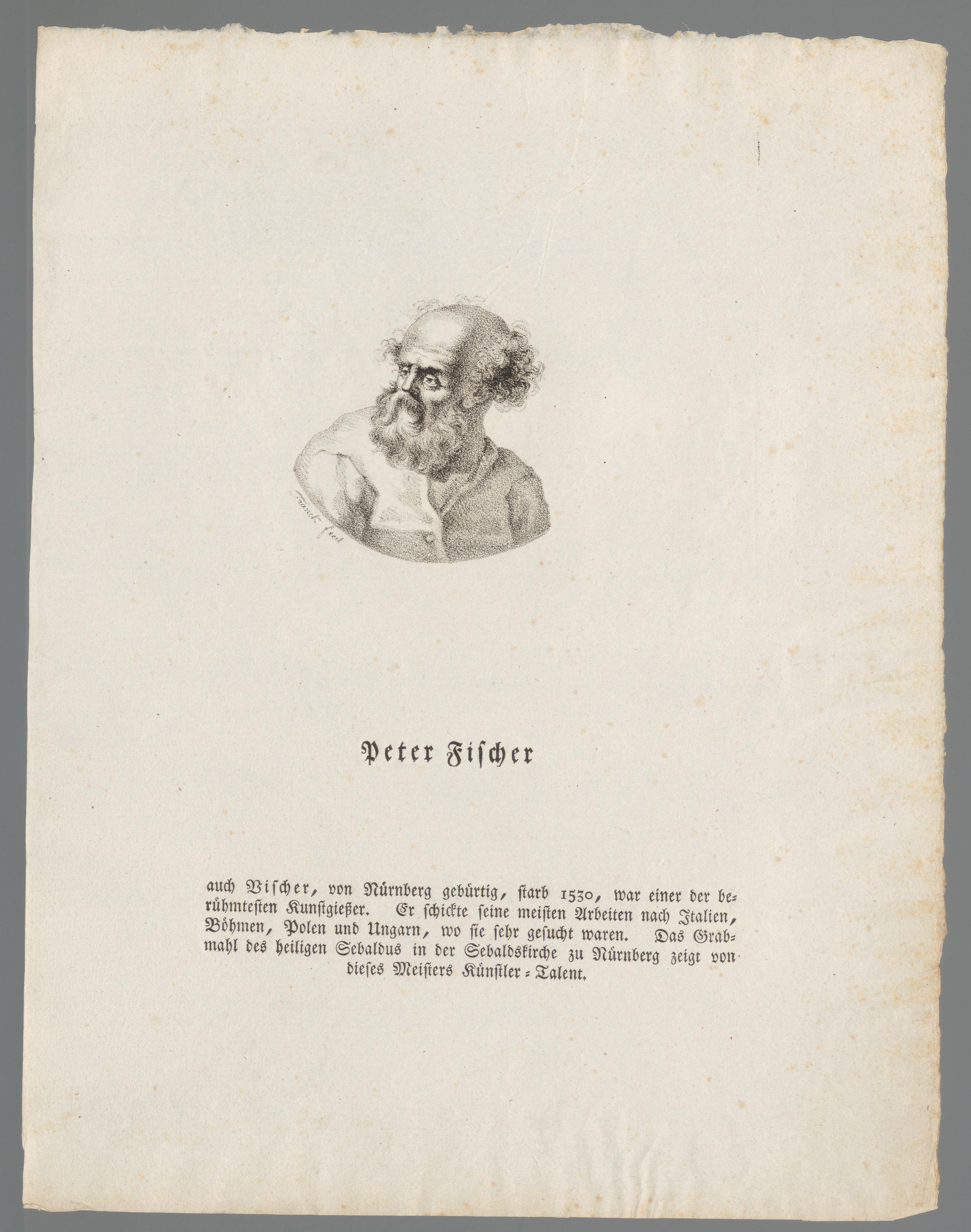 Portret van Peter Vischer