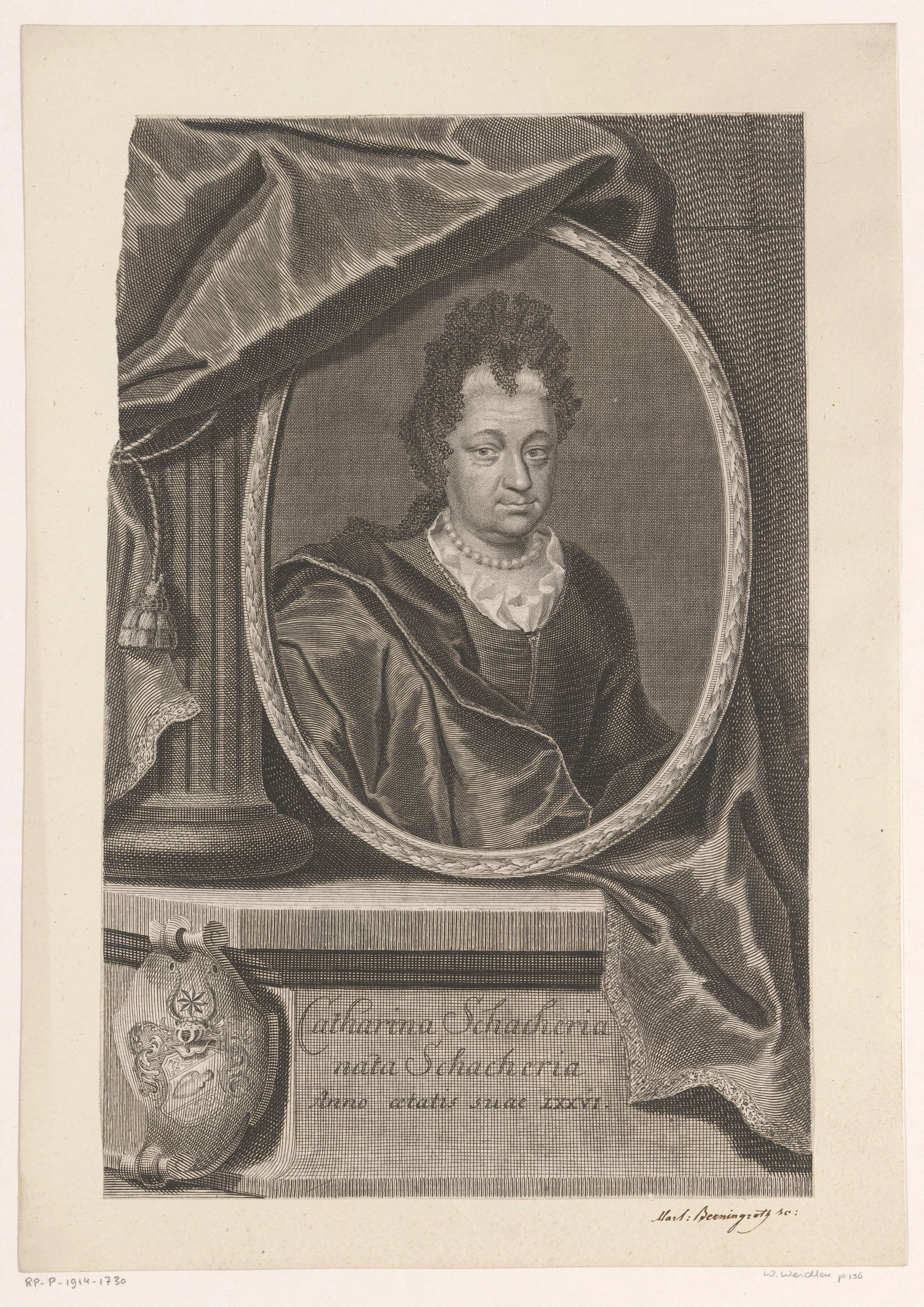 Portret van Catharina Schacher