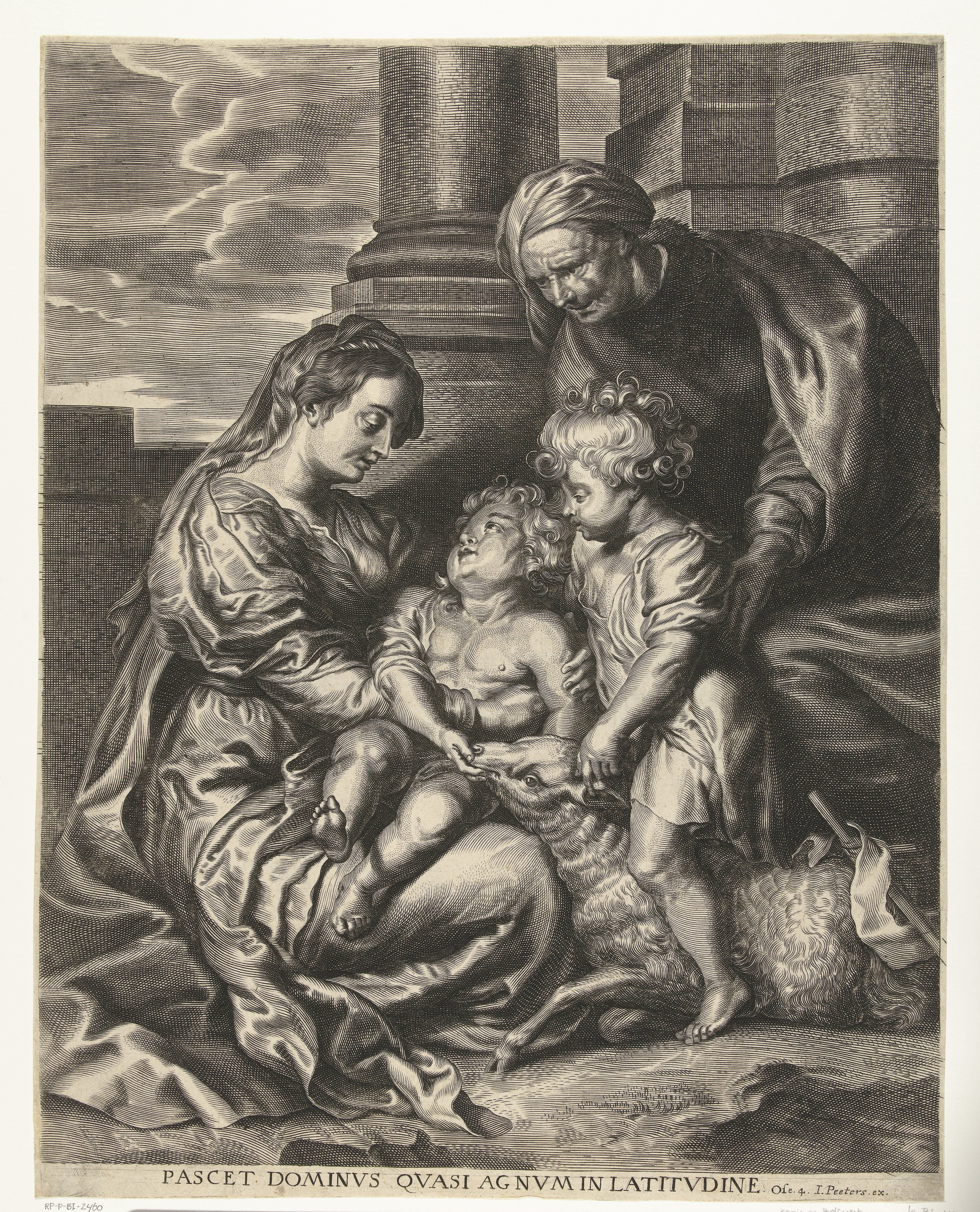 Maria met kind en heilige Anna en heilige Johannes