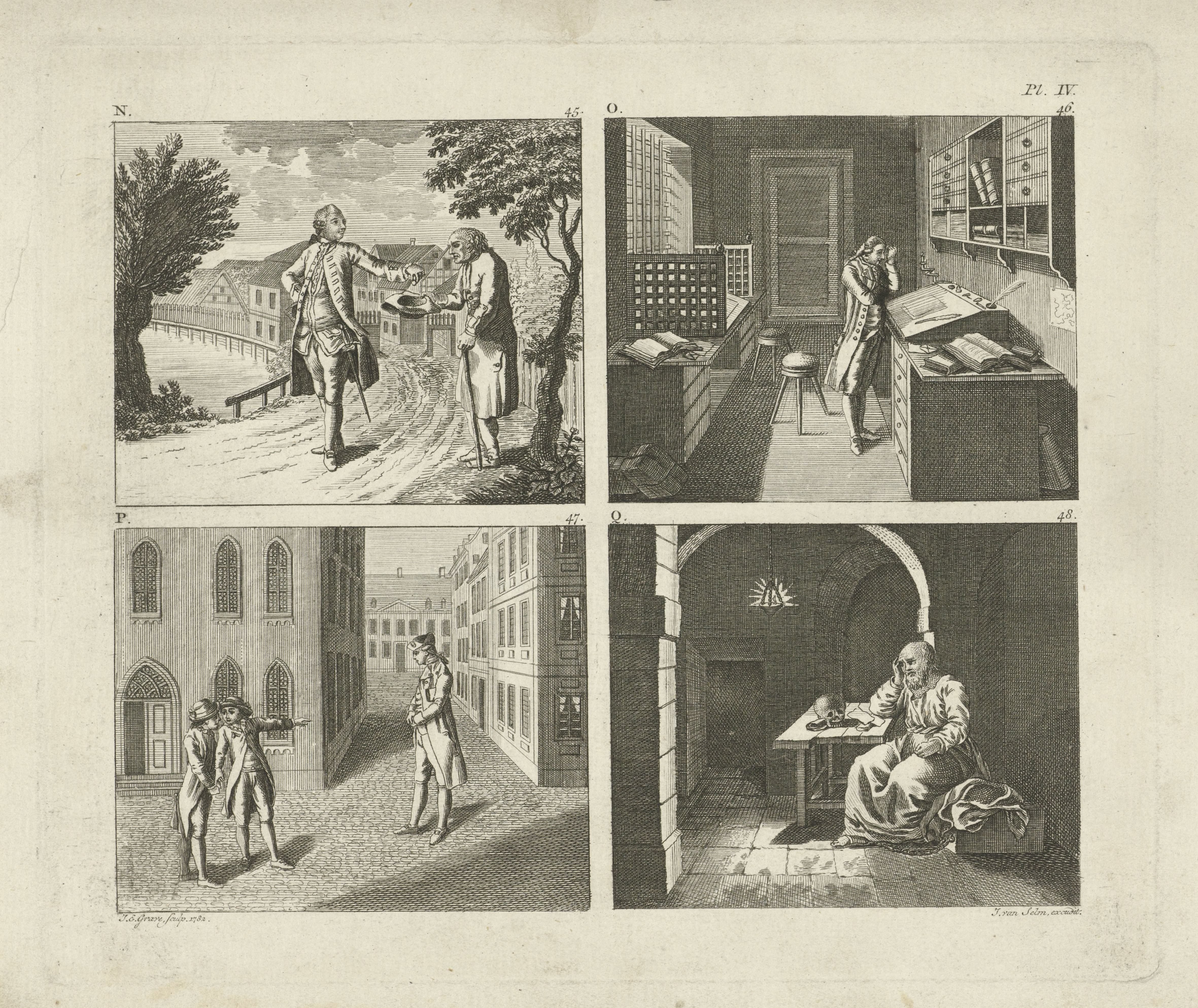 Vier voorstellingen over de eigenschappen van de ziel, plaat 4
