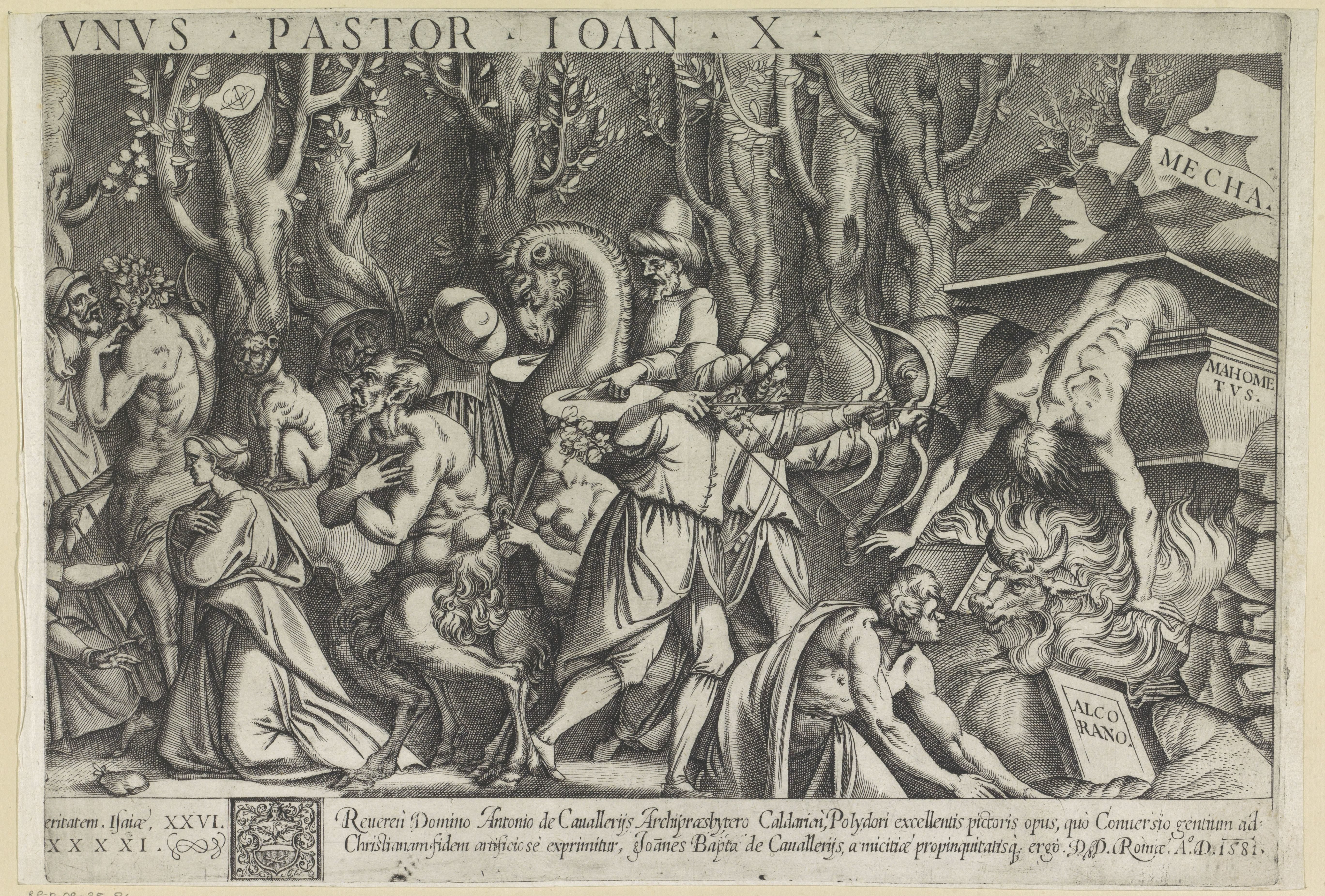 Allegorie op de overwinning van het Christelijke geloof (rechterdeel)
