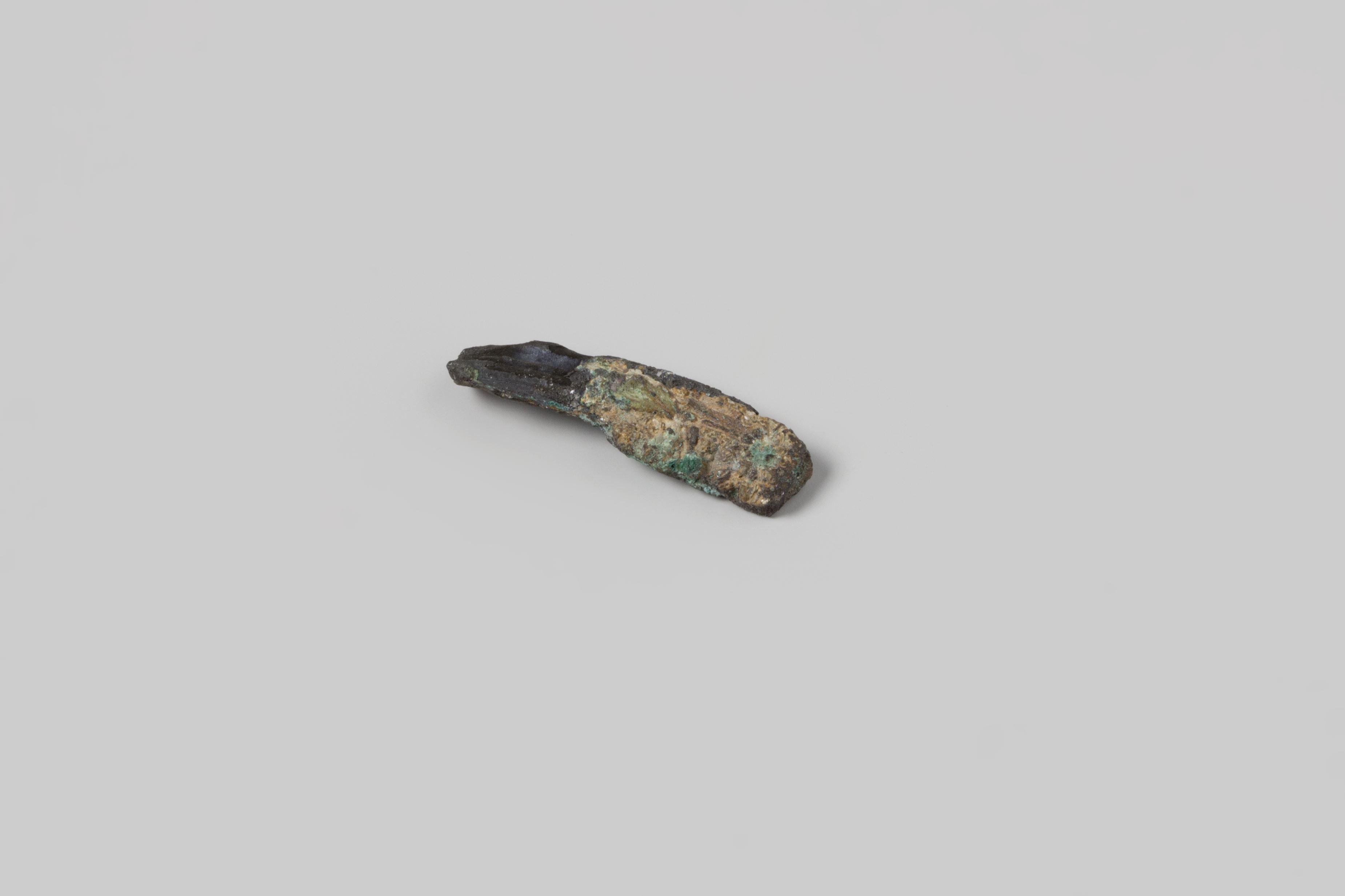 Fragment montuur van een verpakking uit het wrak van de Oost-Indiëvaarder Hollandia