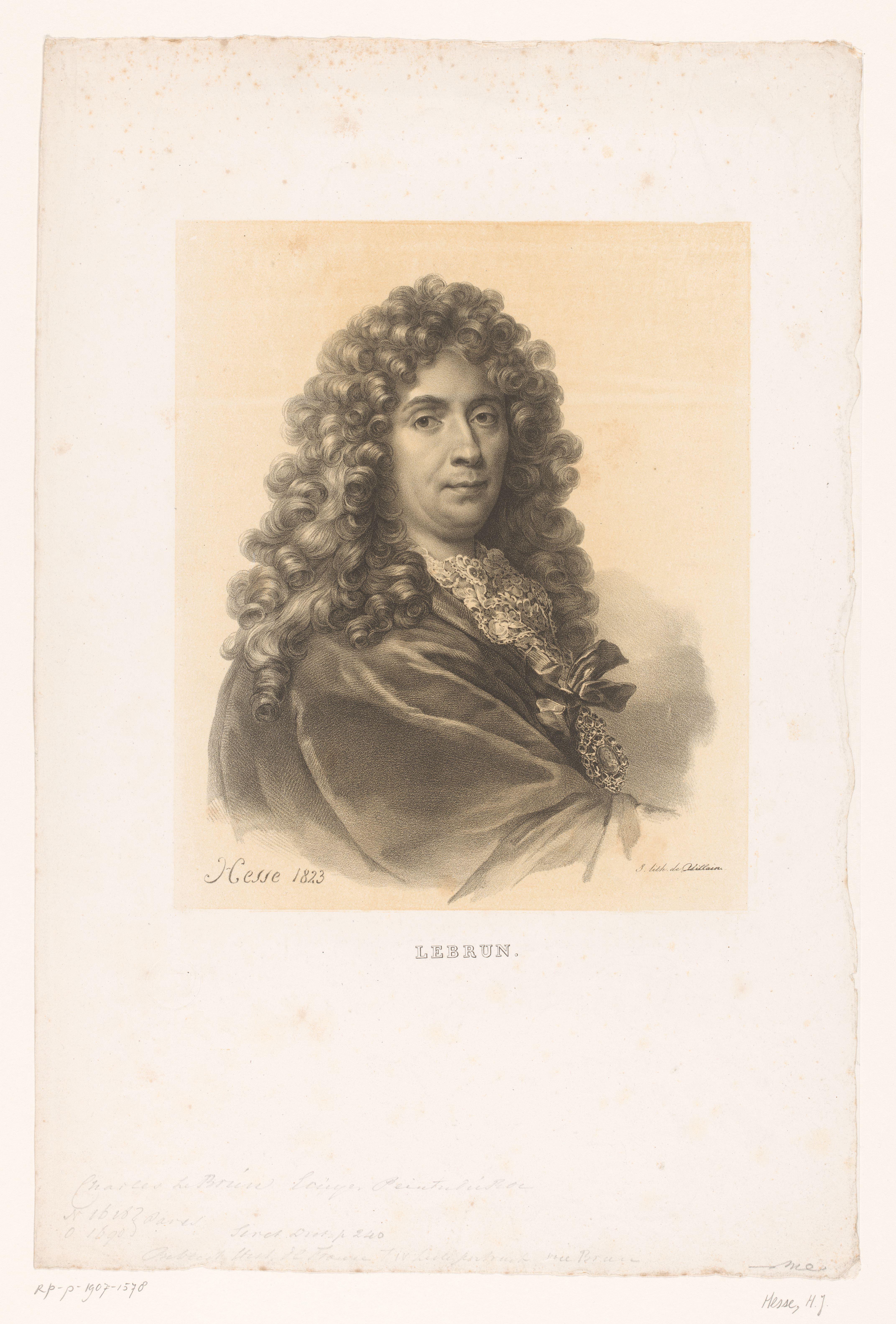 Portret van Charles Le Brun