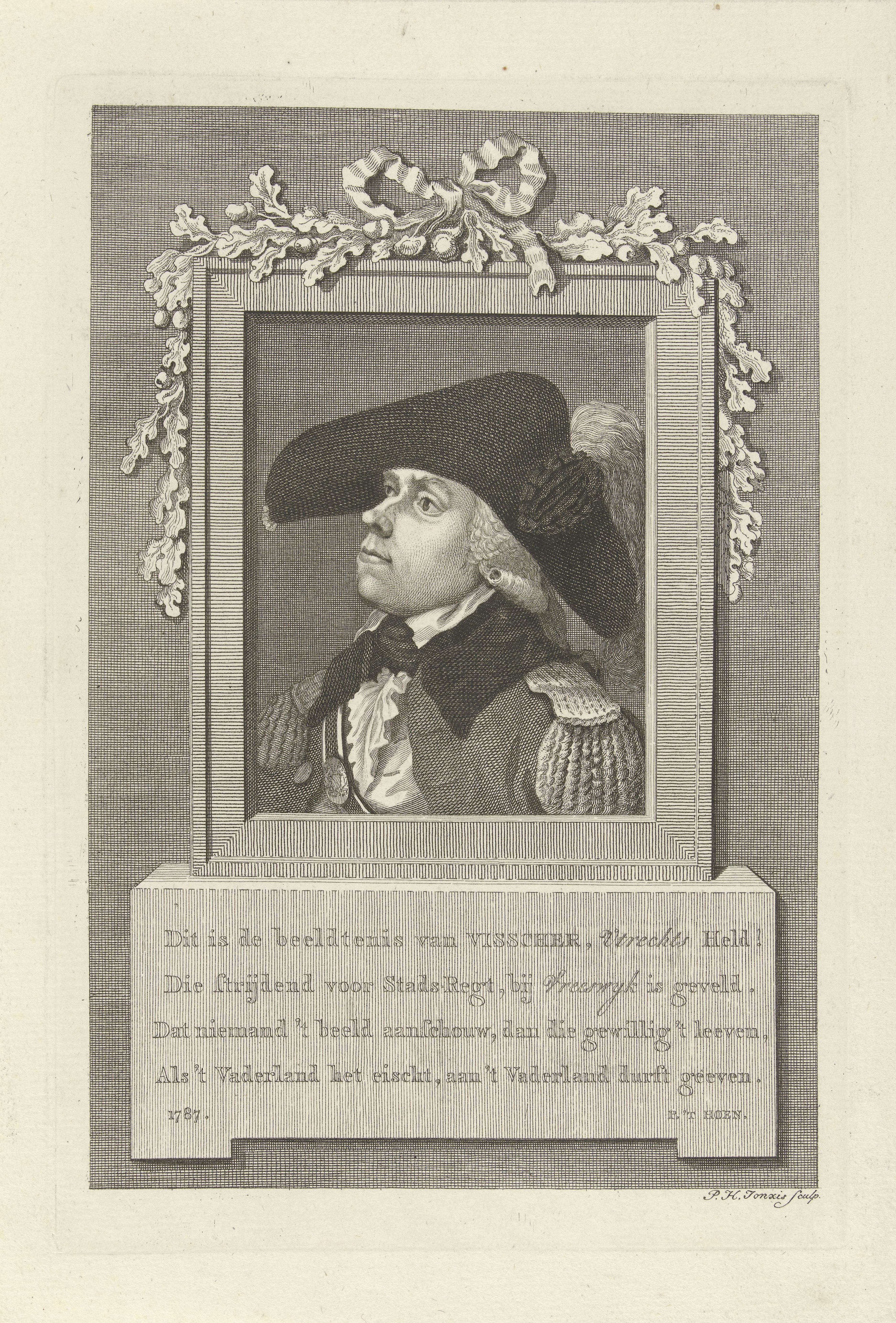 Portret van Cornelis Govert Visscher