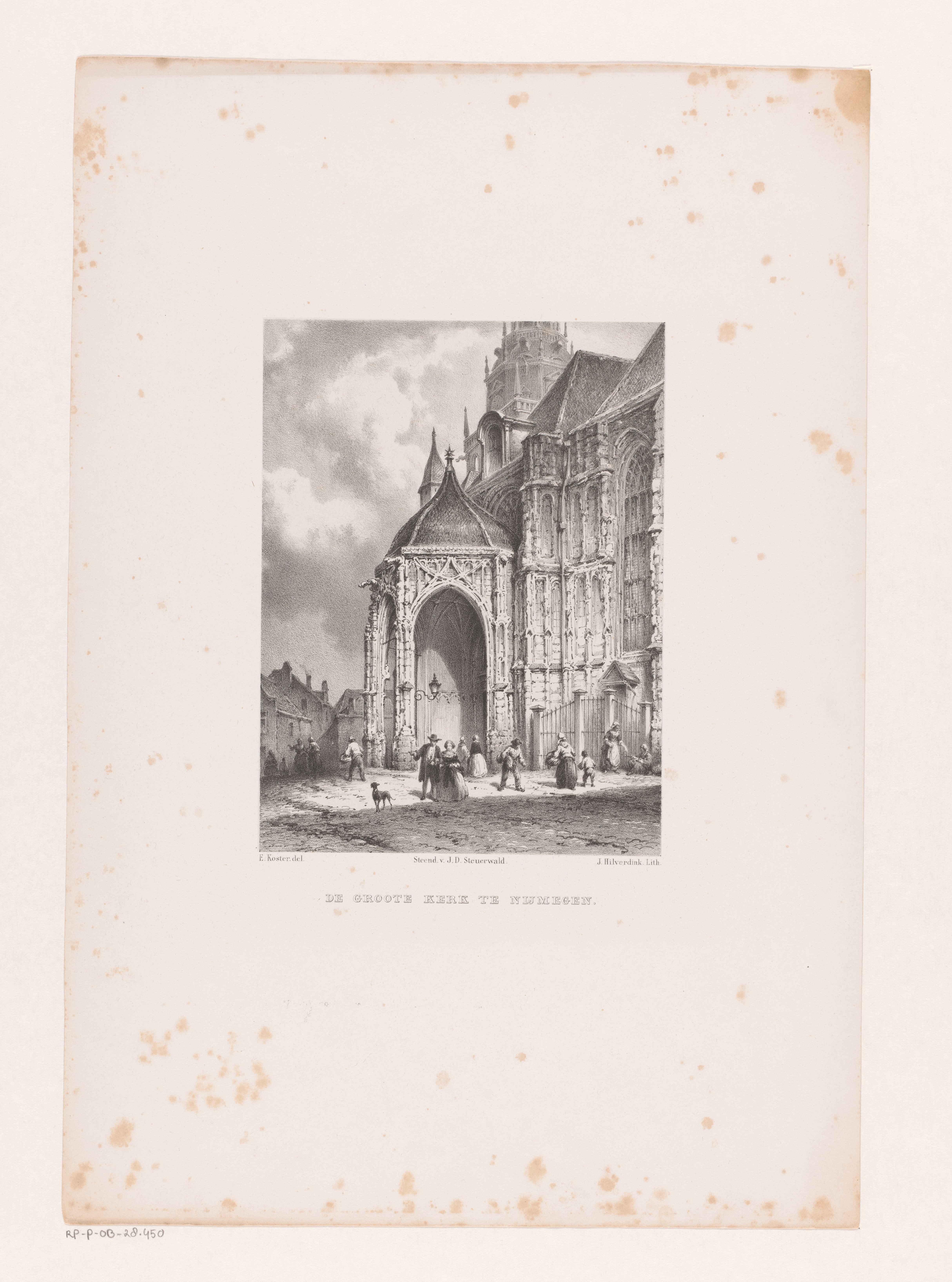 Ingang van de Sint-Stevenskerk Nijmegen