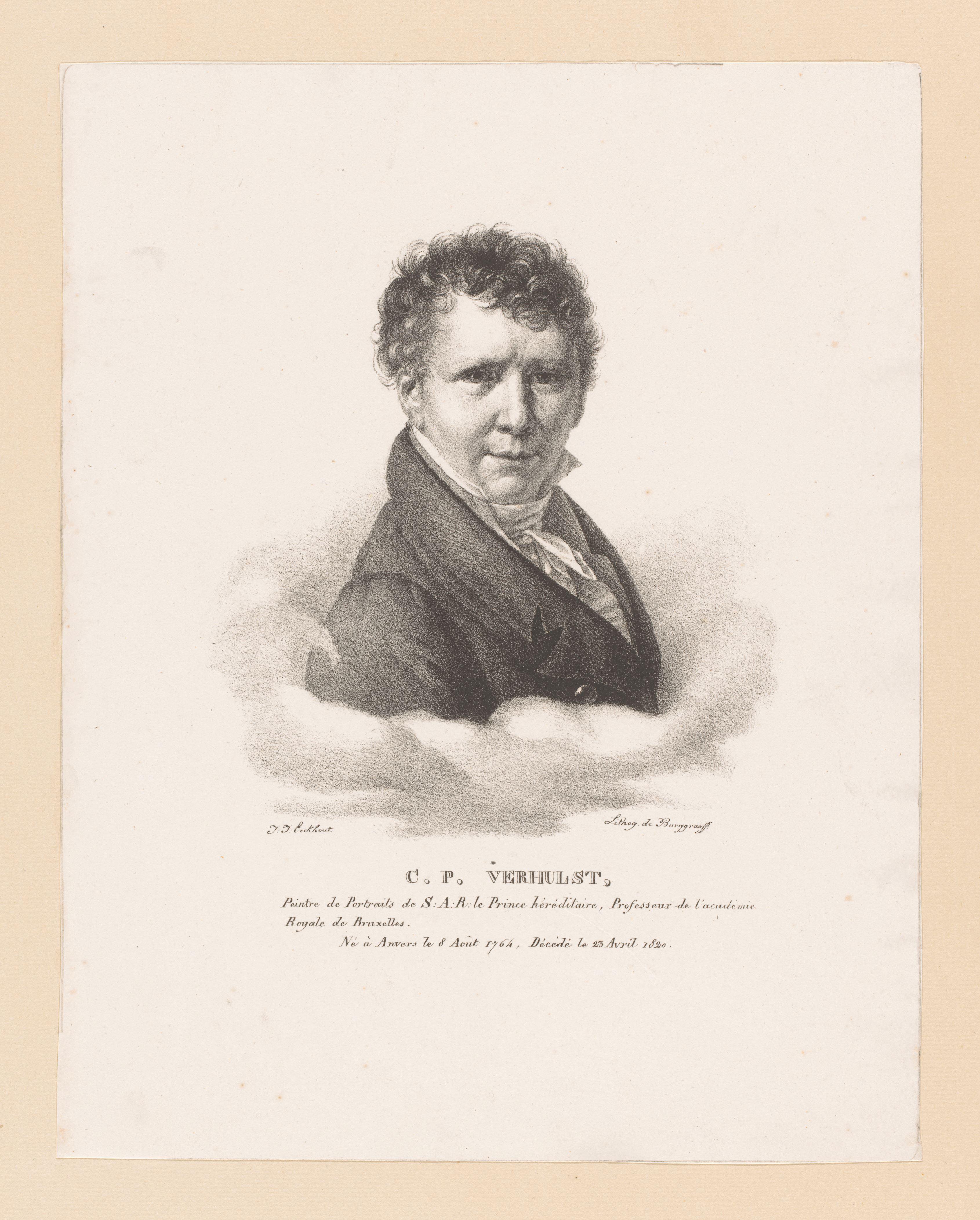 Portret van Charles Pièrre Verhulst