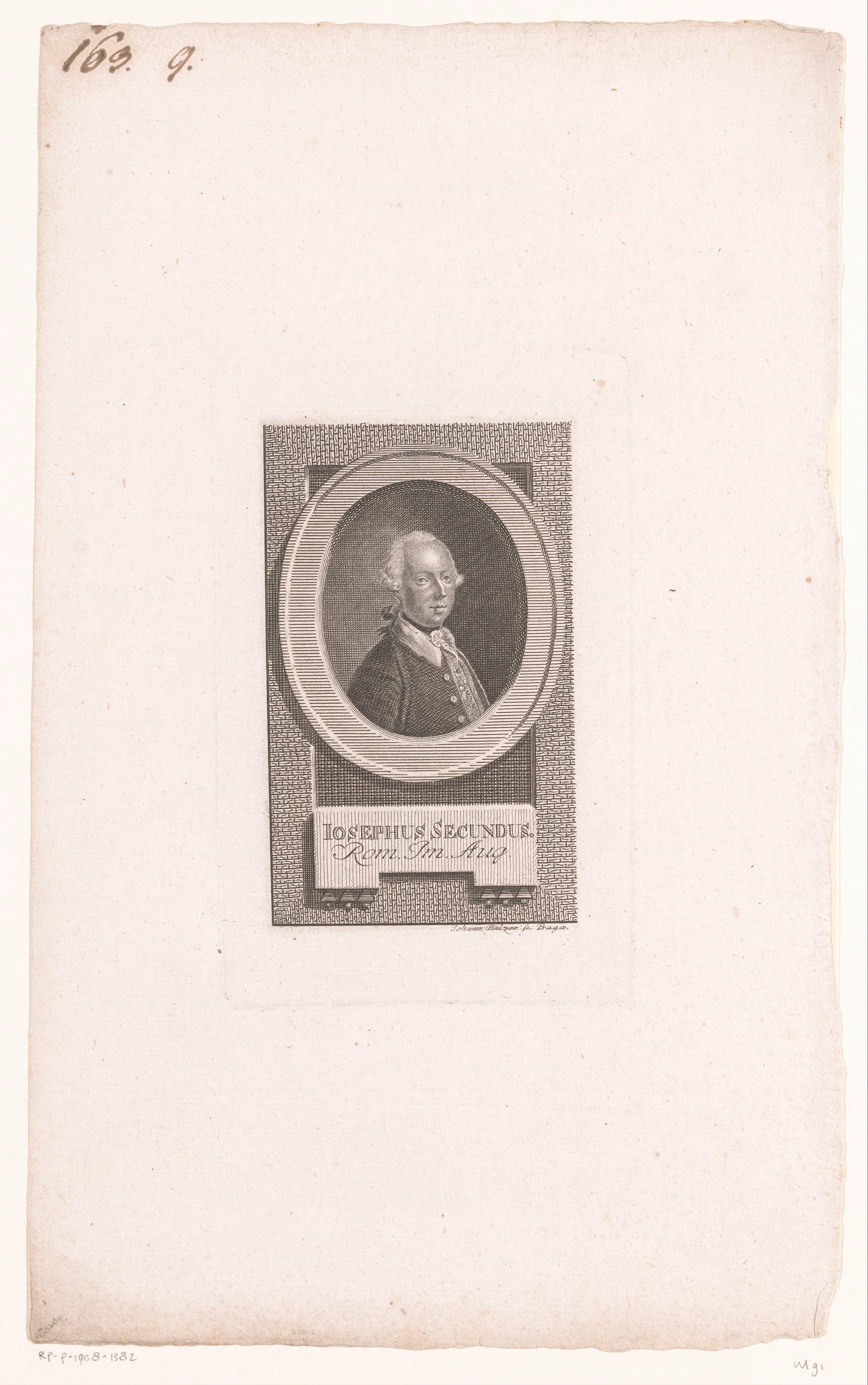 Portret van keizer Jozef II