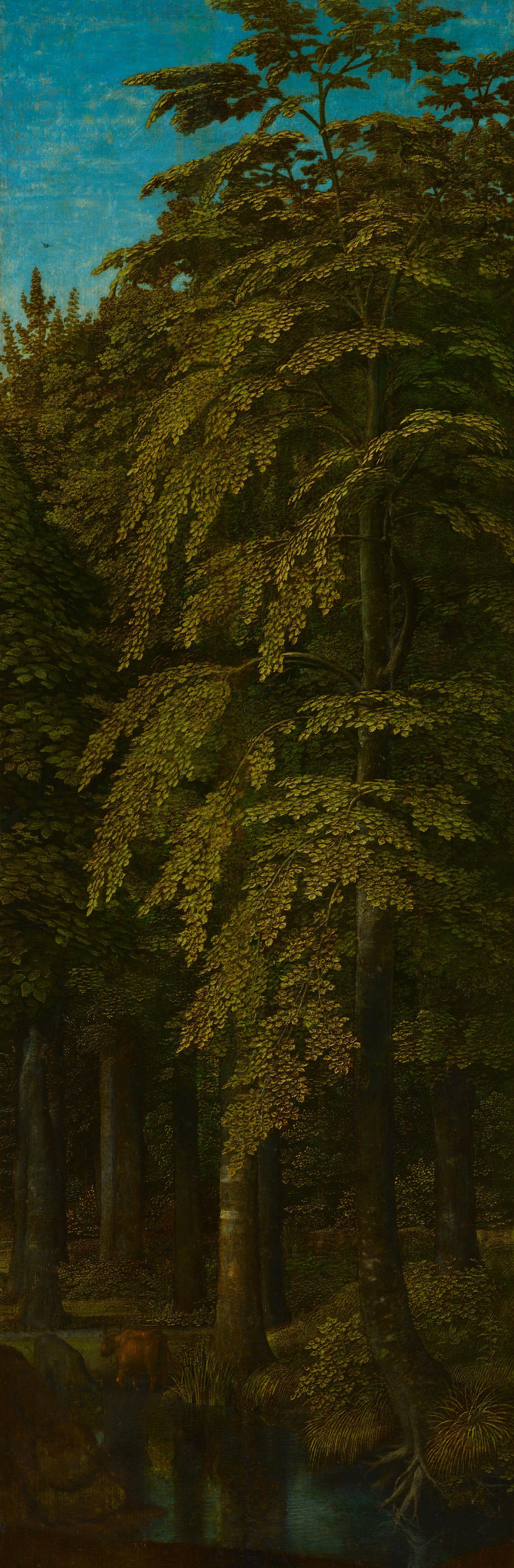 View in a Forest, outer right wing of a triptych