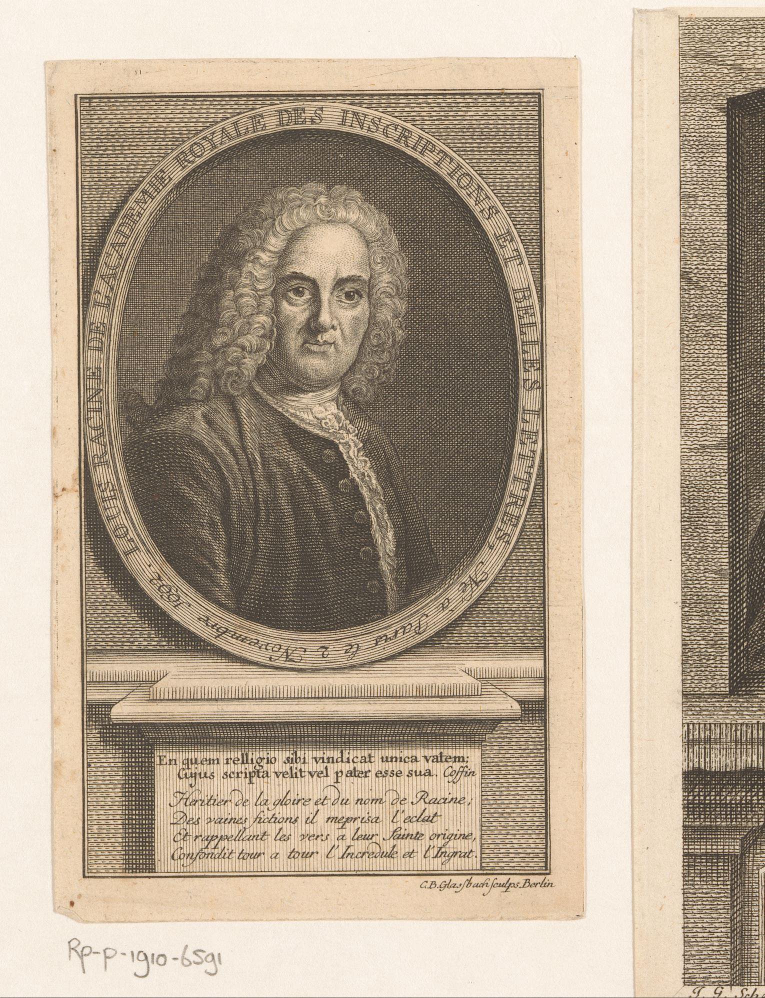 Portret van Louis Racine