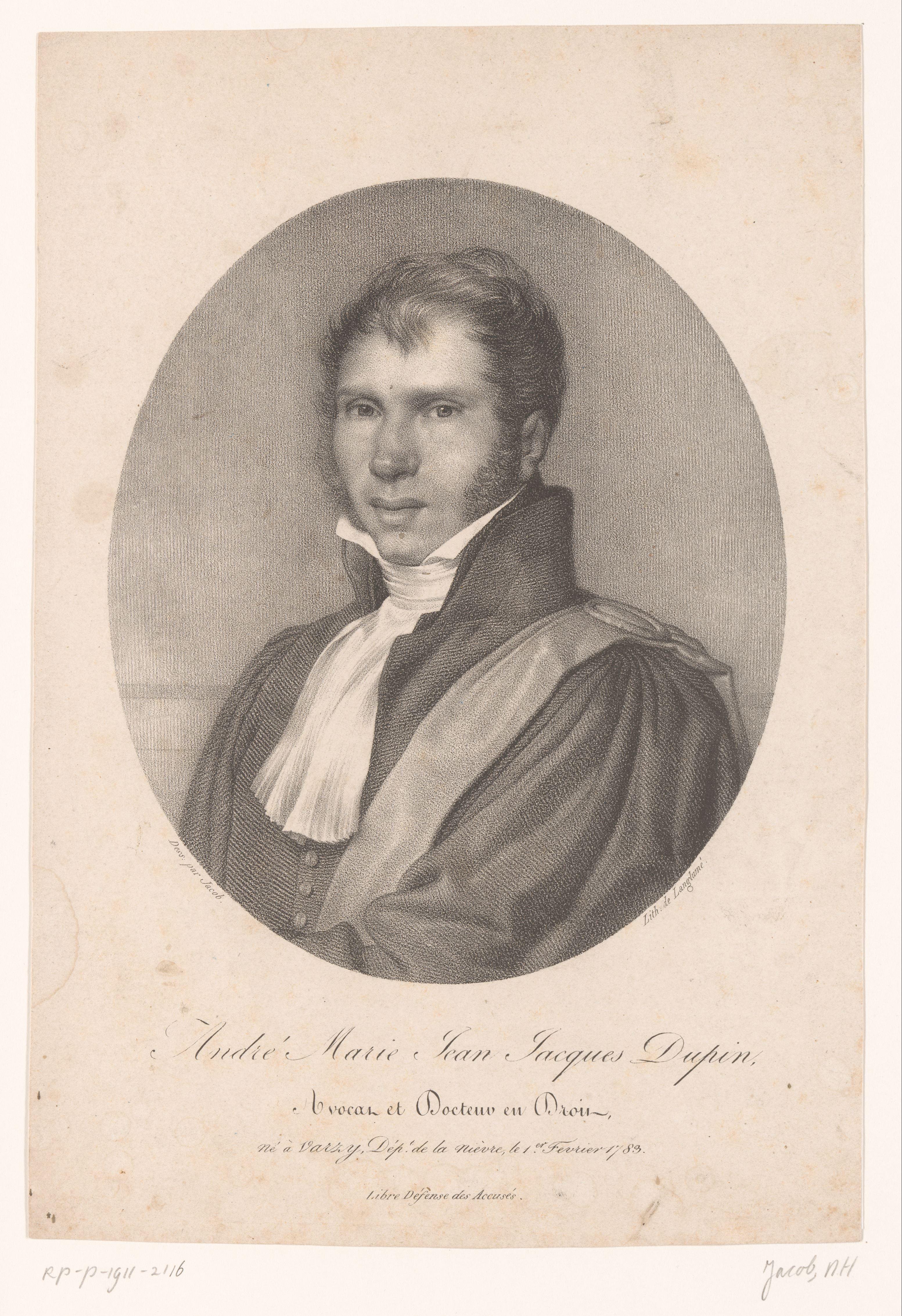 Portret van André Dupin