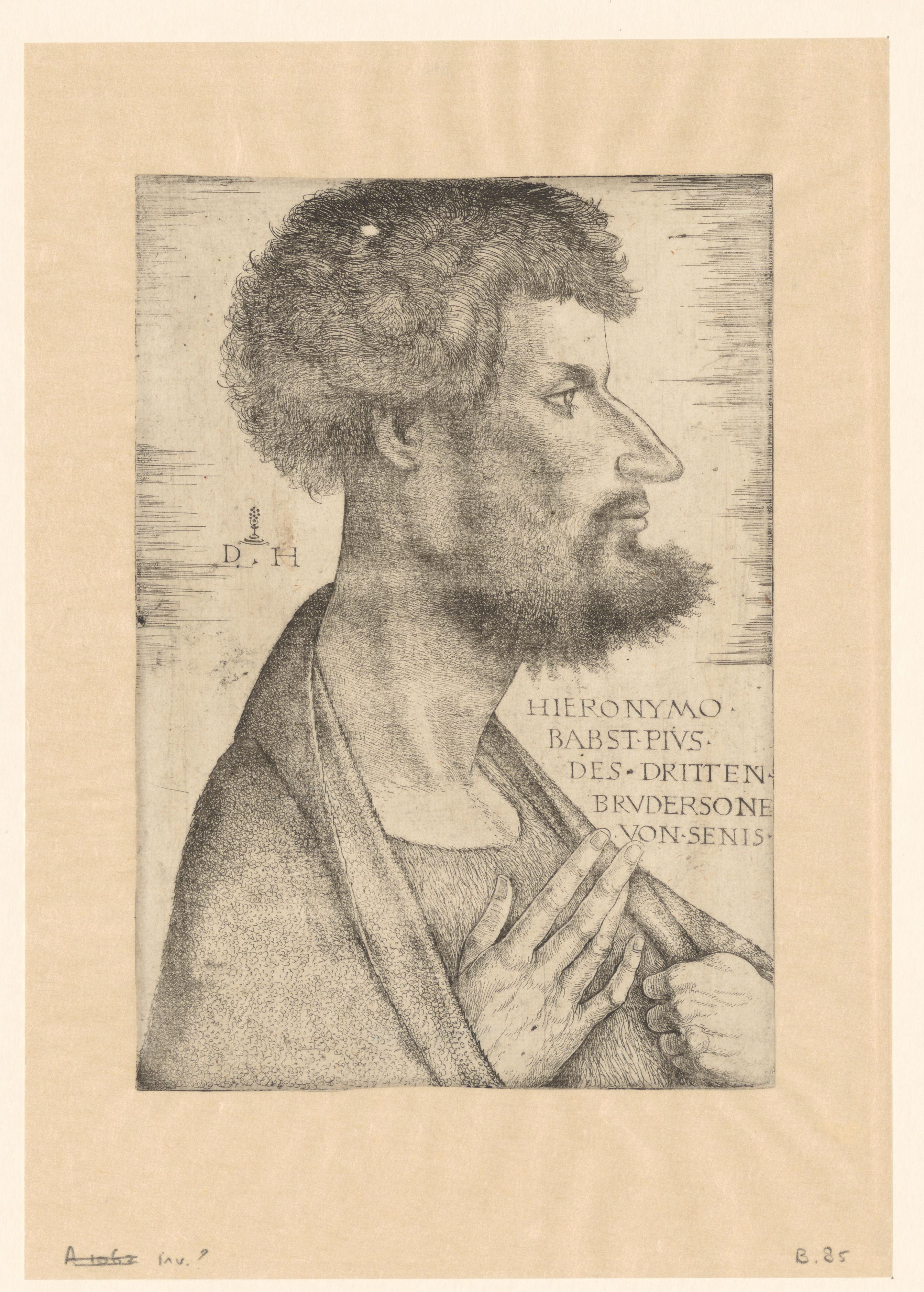 Portret van Girolamo da Siena