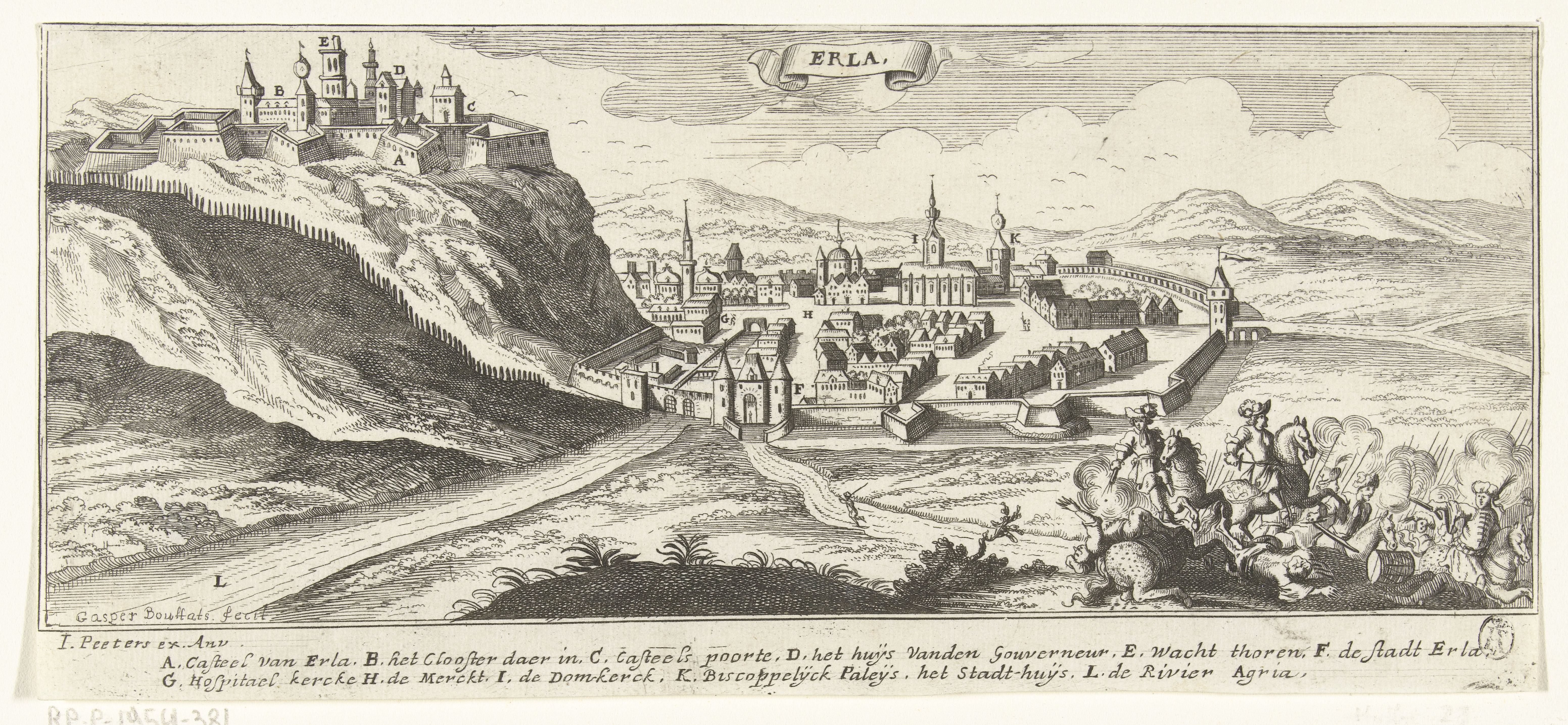 Gezicht op Eger
