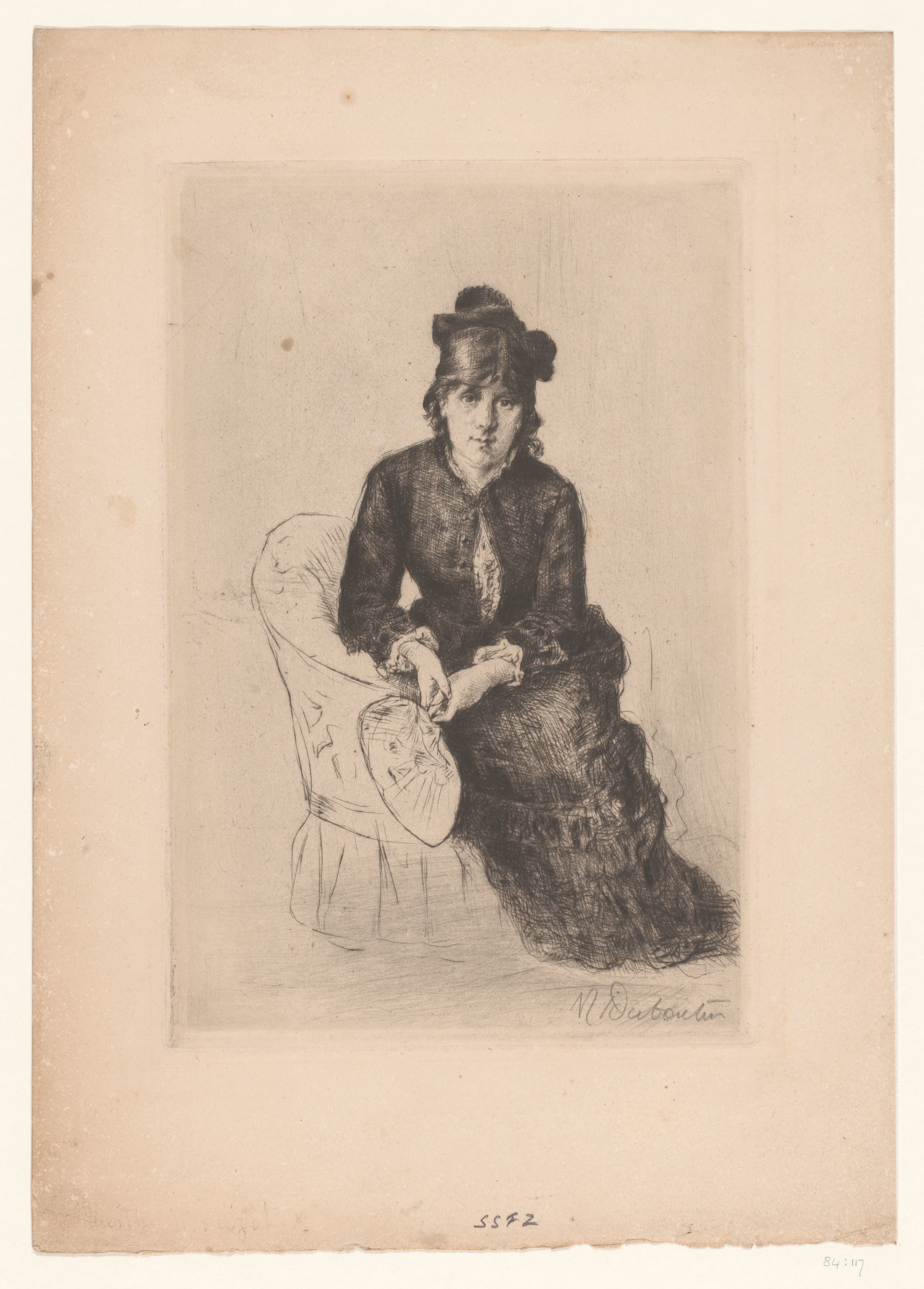 Portret van Berthe Morisot
