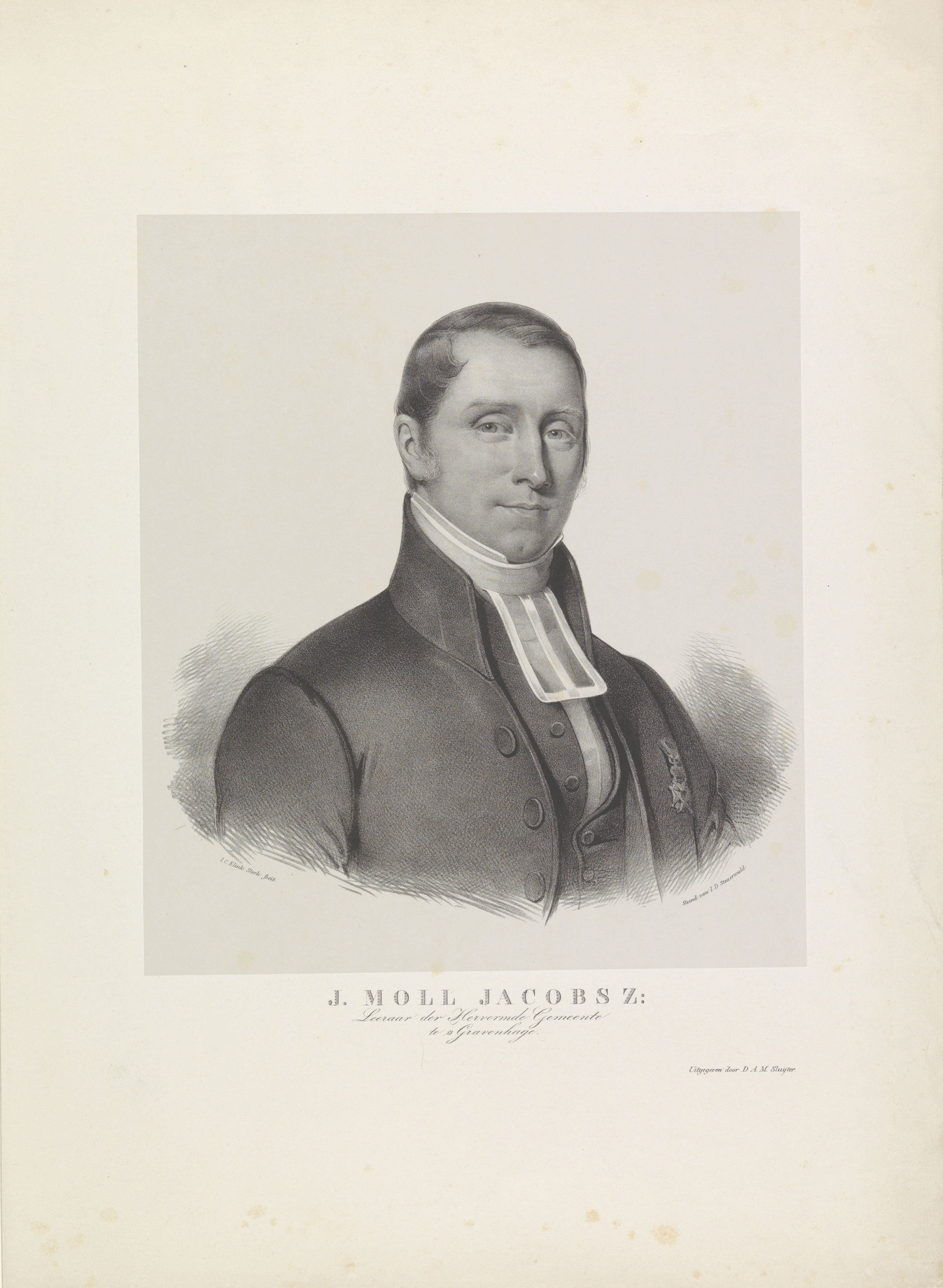 Portret van Jan Moll Jacobzn