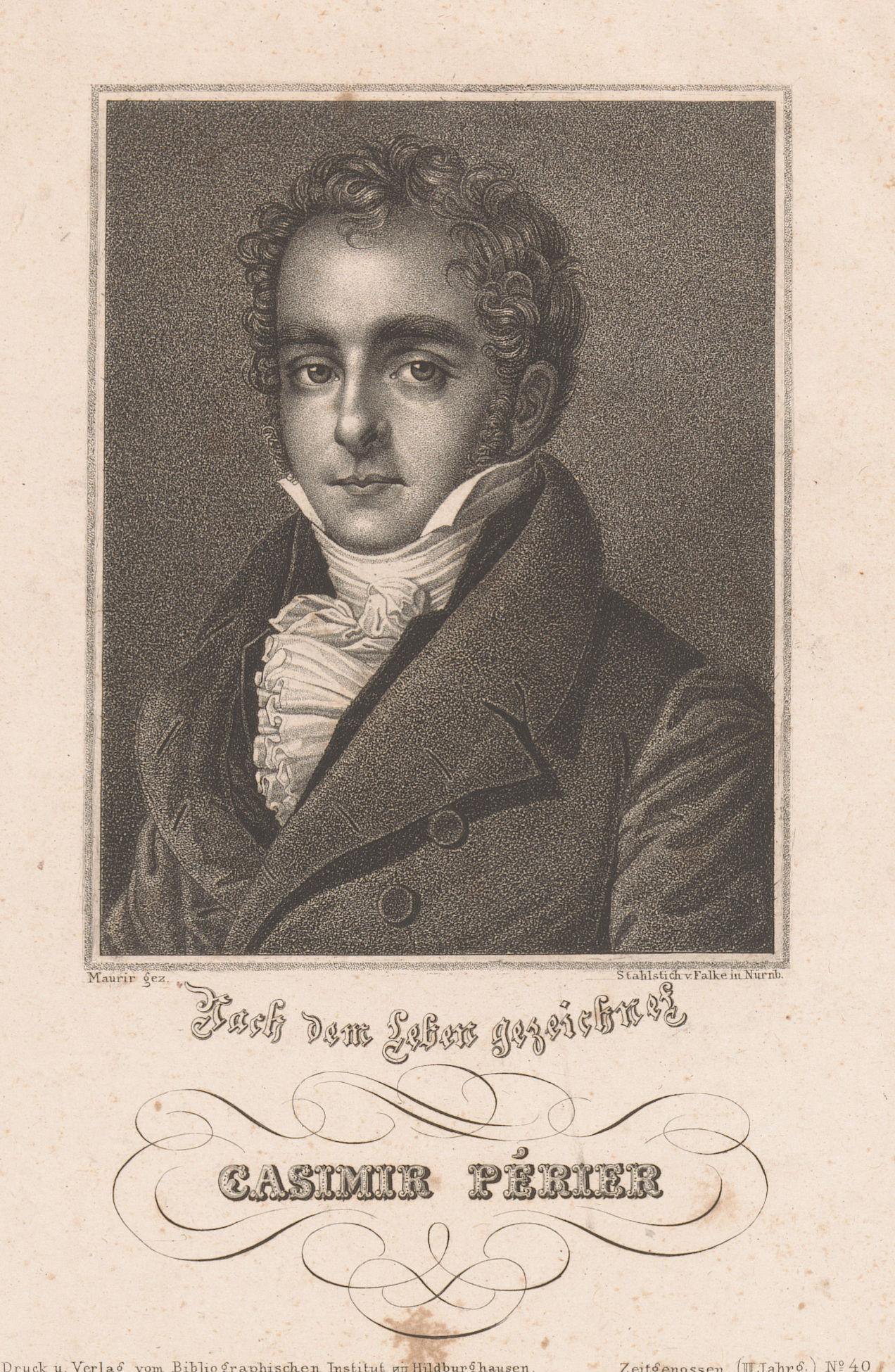 Portret van Casimir Périer