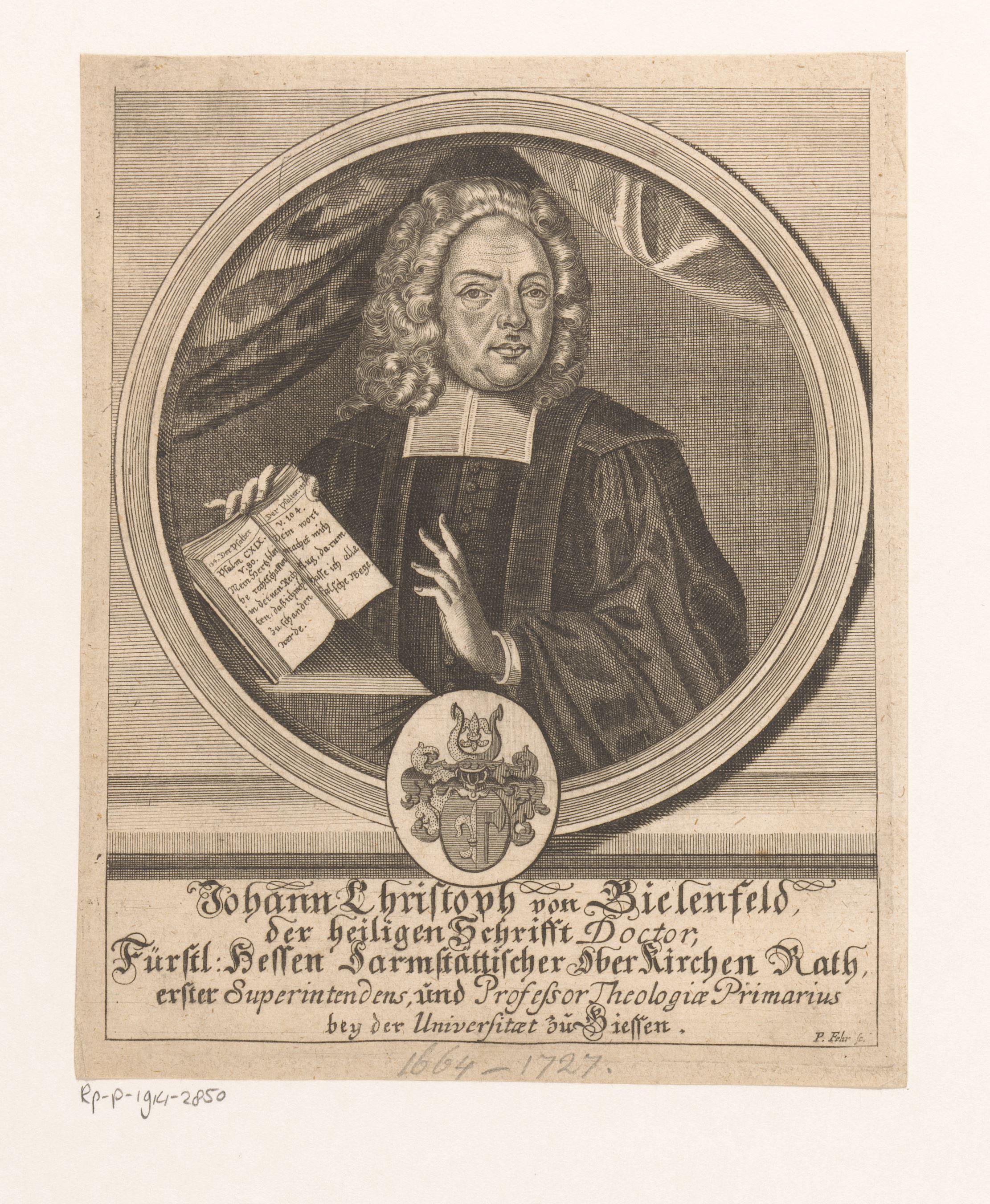 Portret van Christoph von Bilefeld
