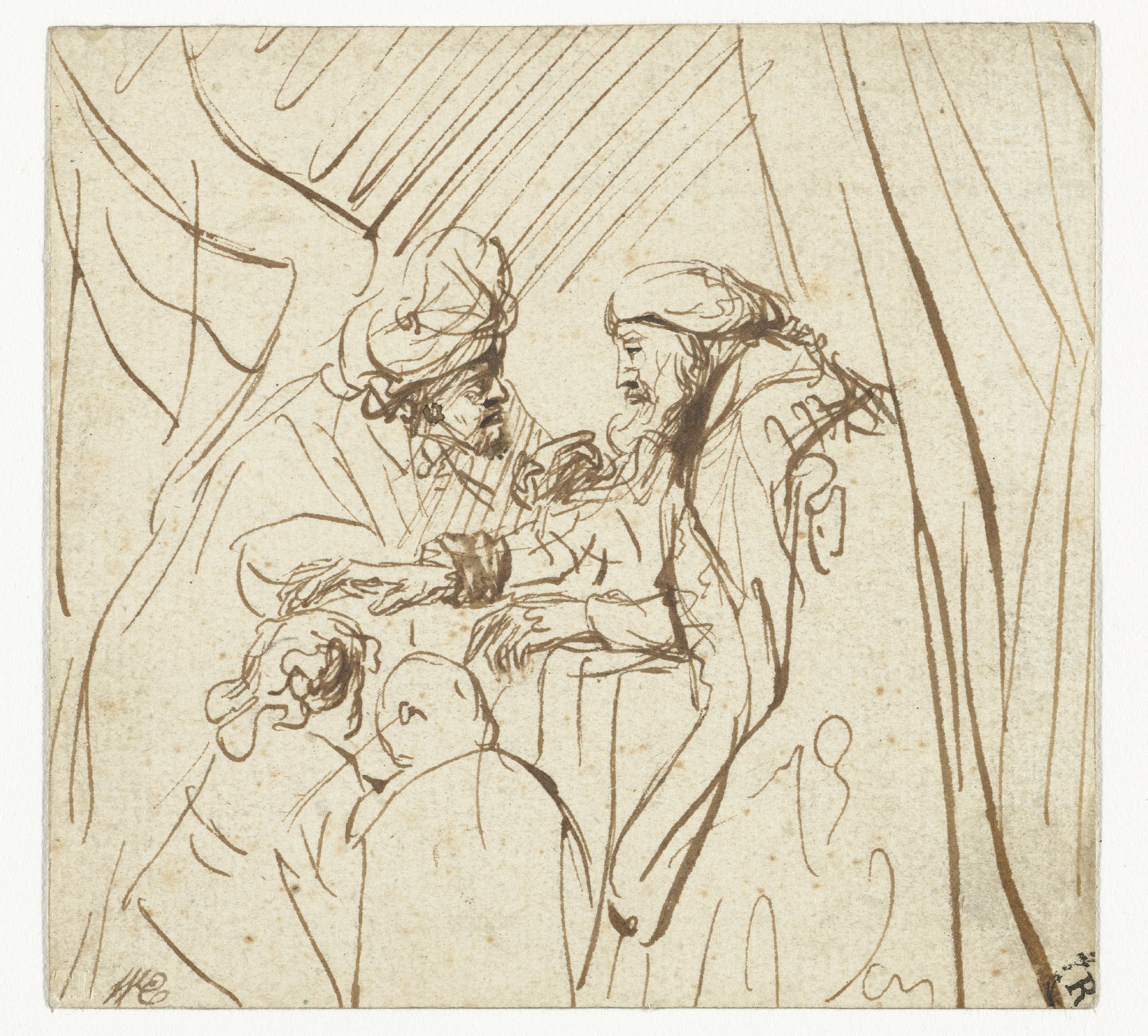 Jacob Blessing Ephraim and Manasseh, the Sons of Joseph