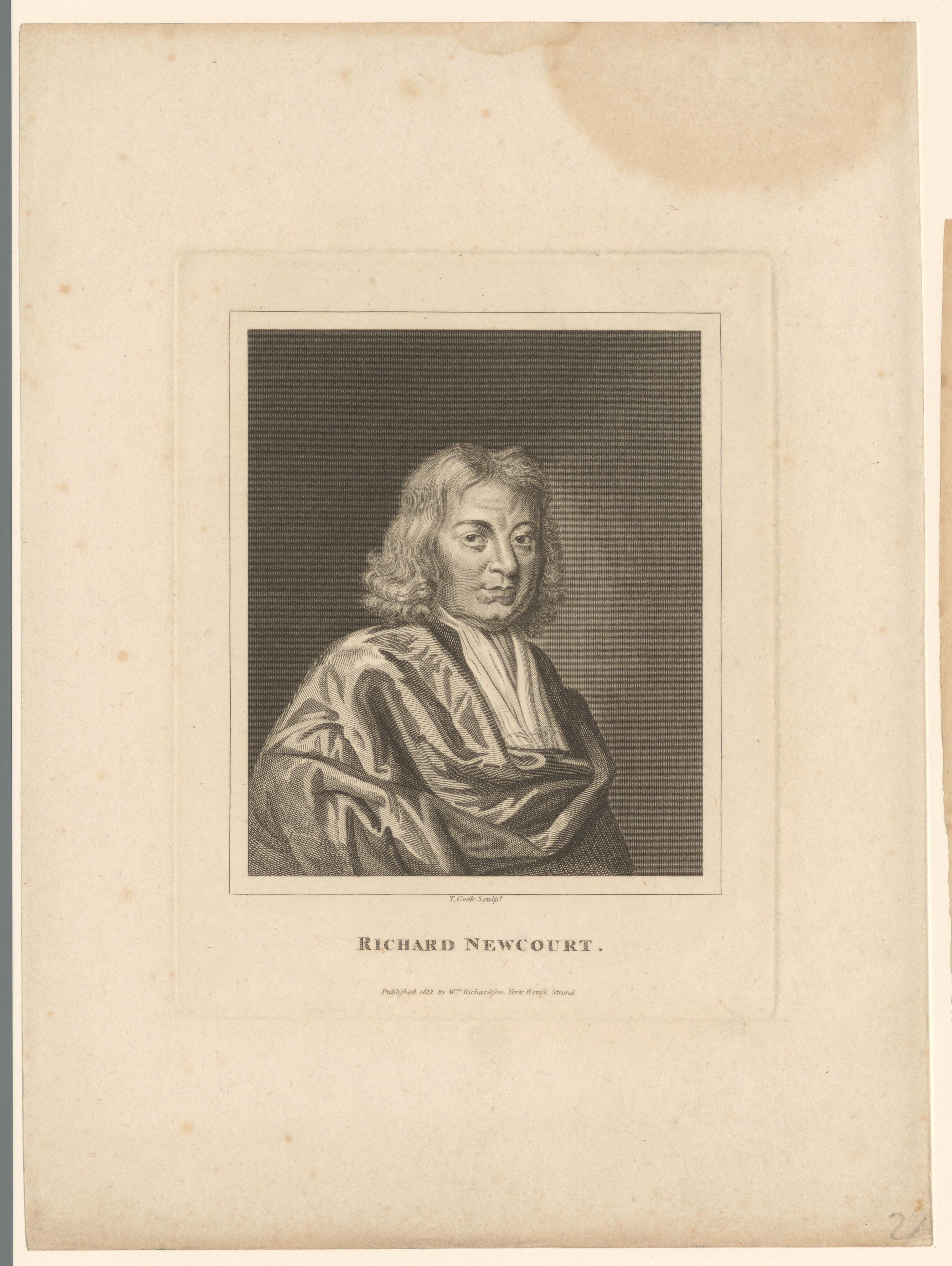 Portret van Richard Newcourt