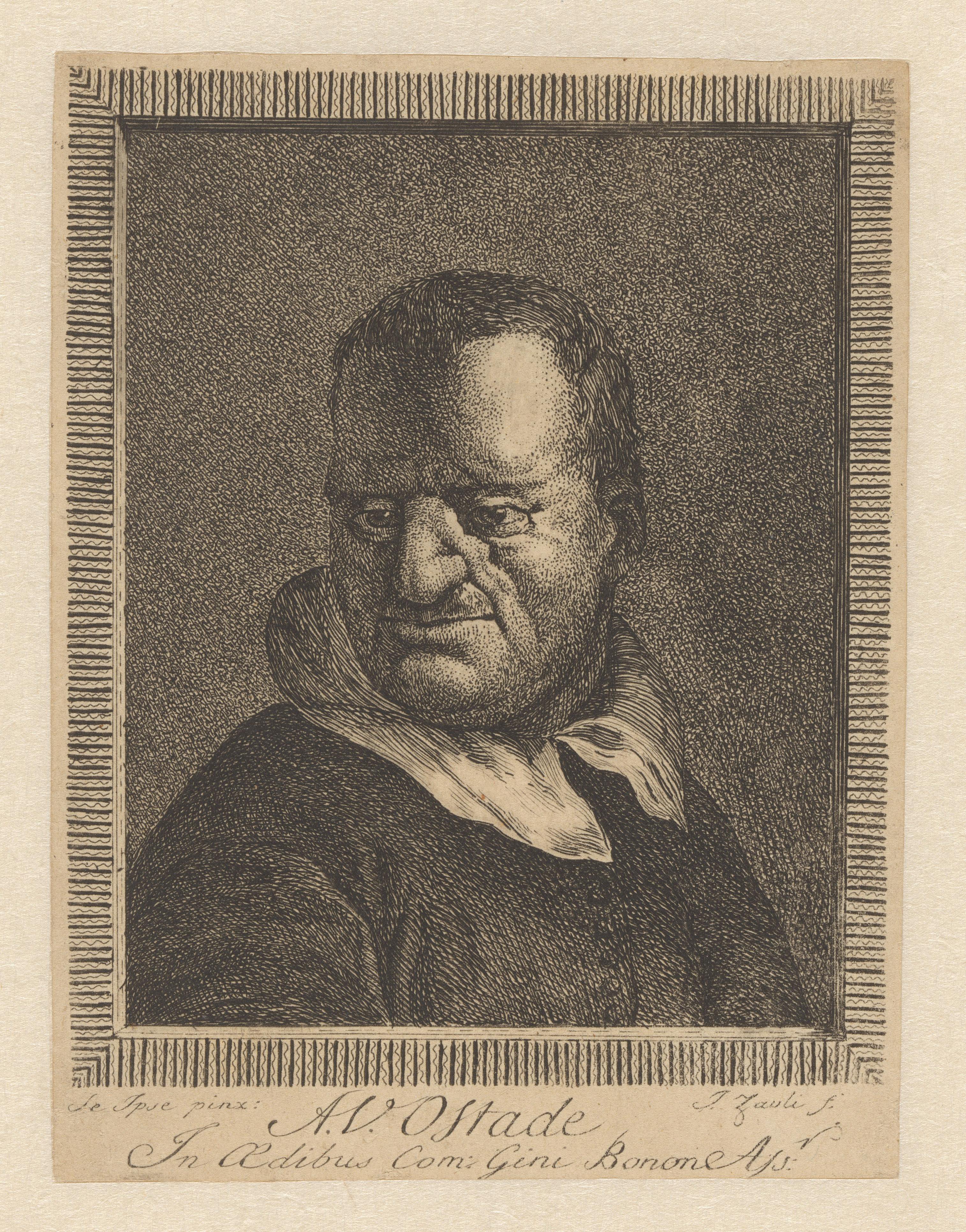 Portret van Adriaan van Ostade