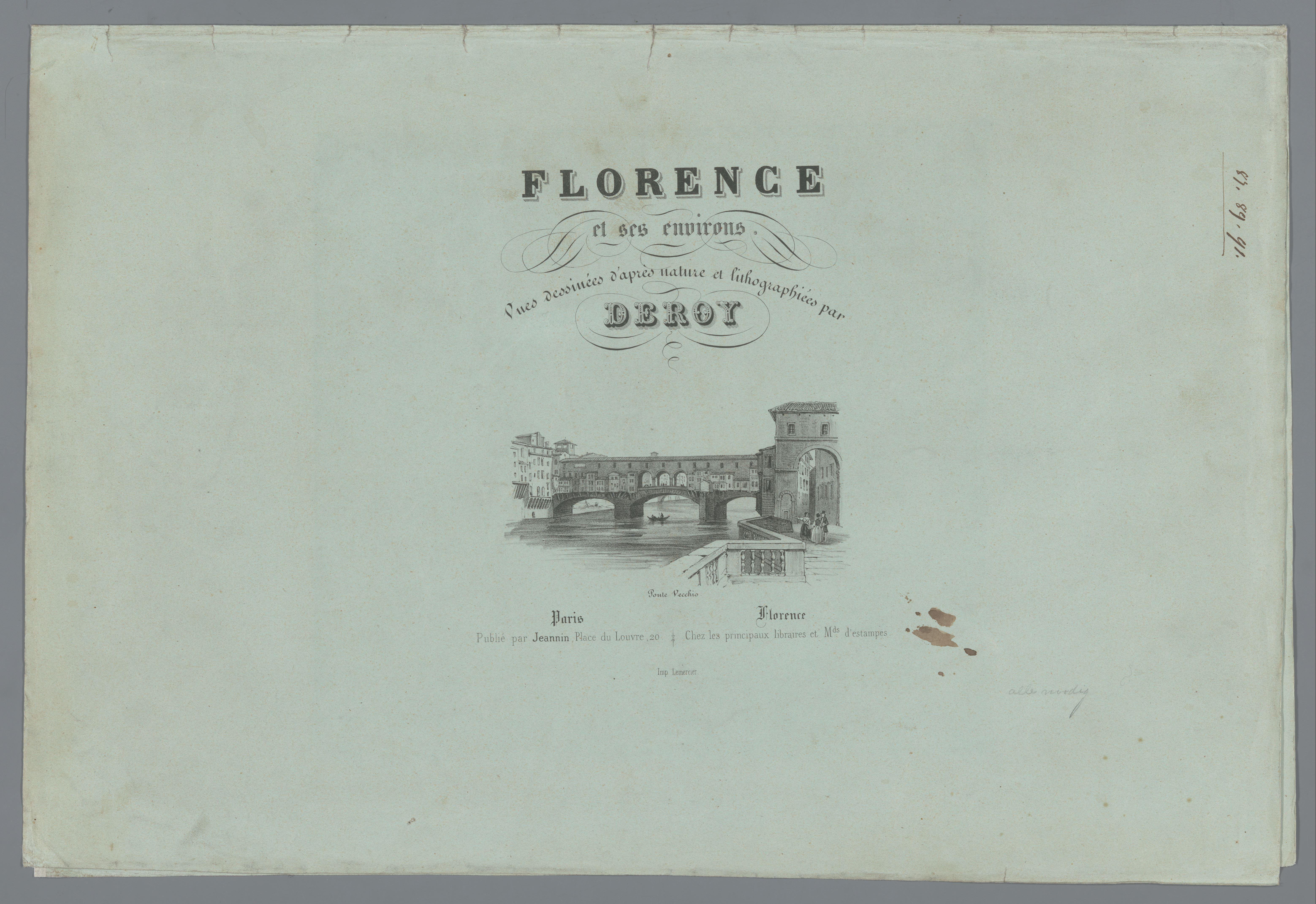 Omslag voor: Gezichten in Florence