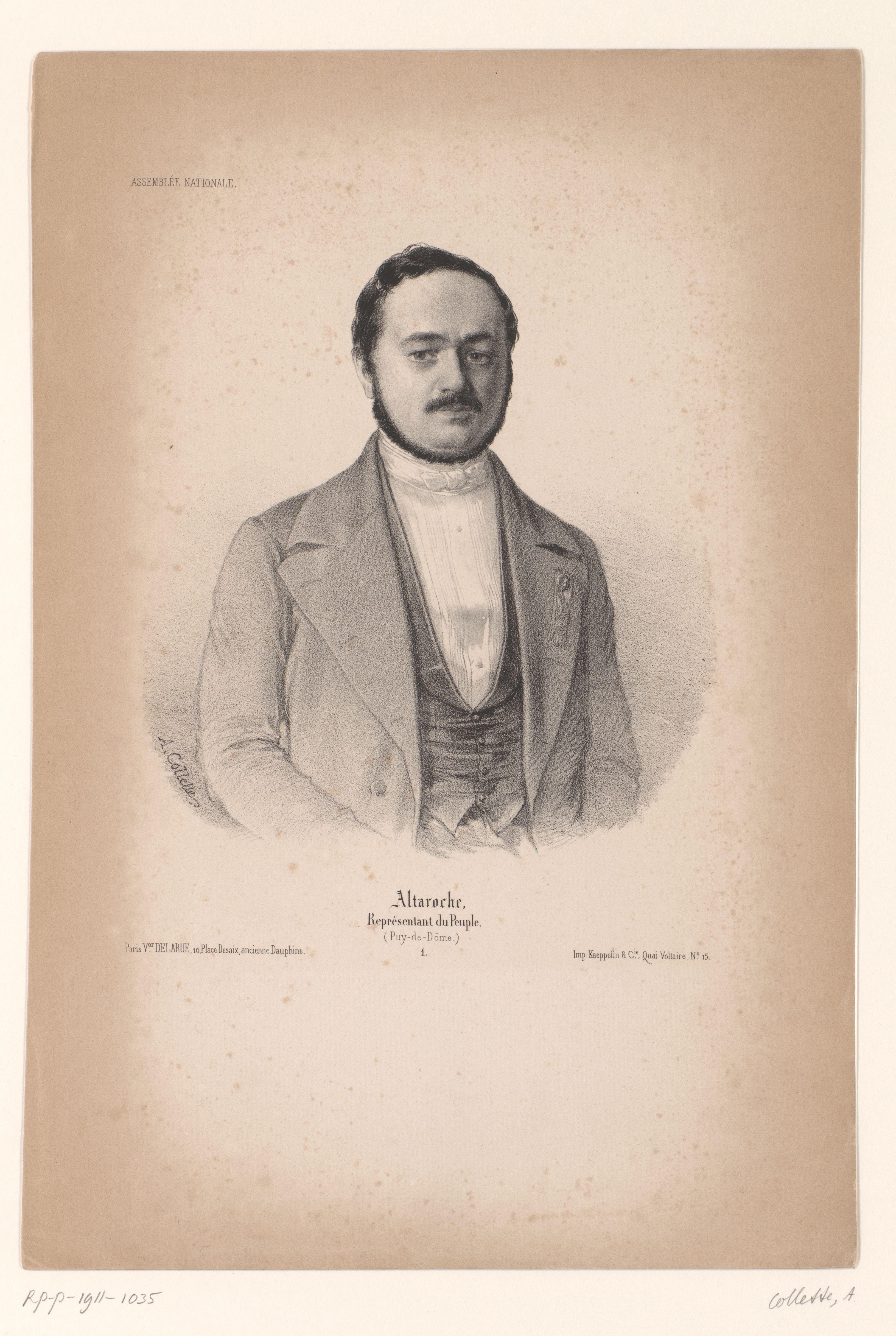 Portret van Agénor Altaroche