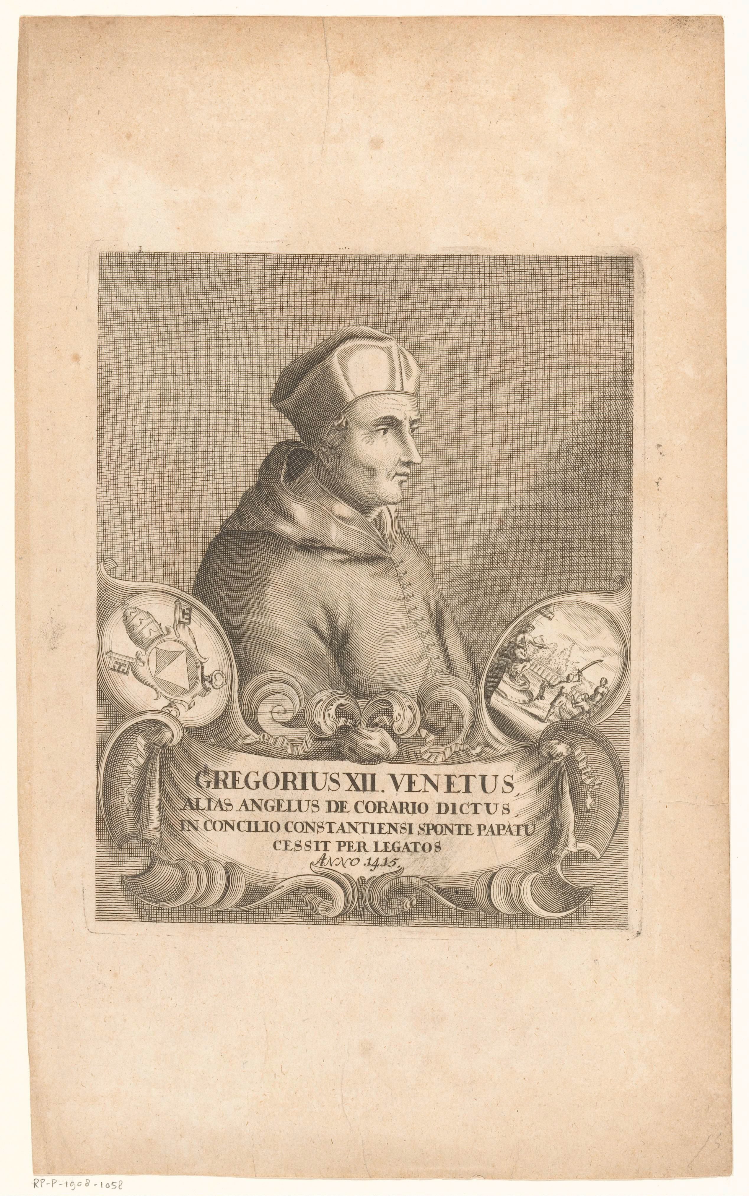 Portret van paus Gregorius XII
