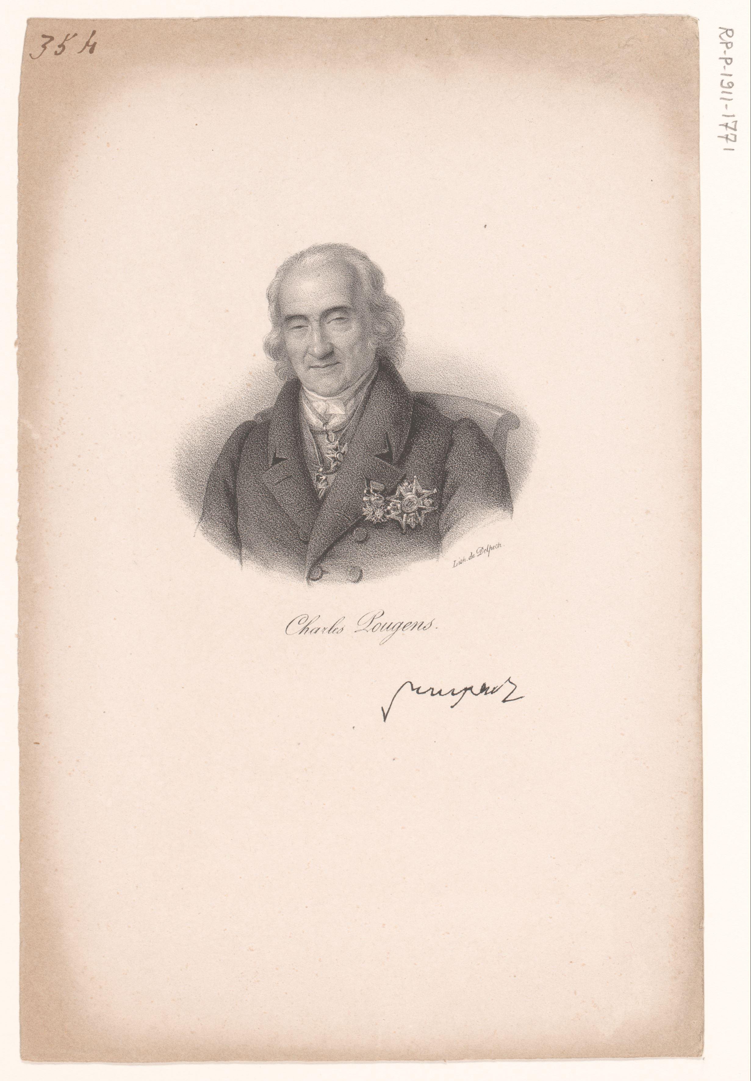 Portret van Charles de Pougens