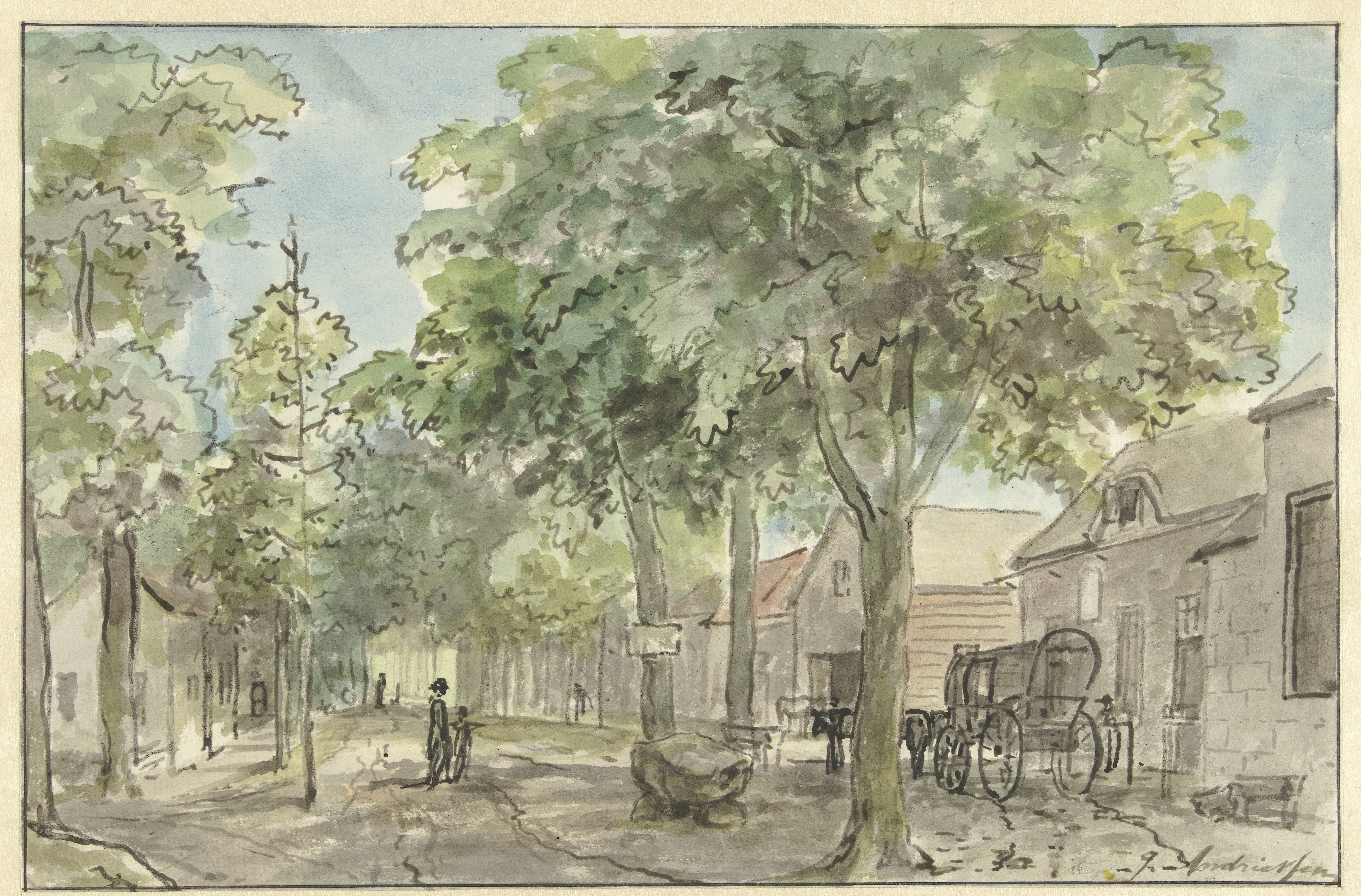 Dorpsstraat in Lage Vuursche
