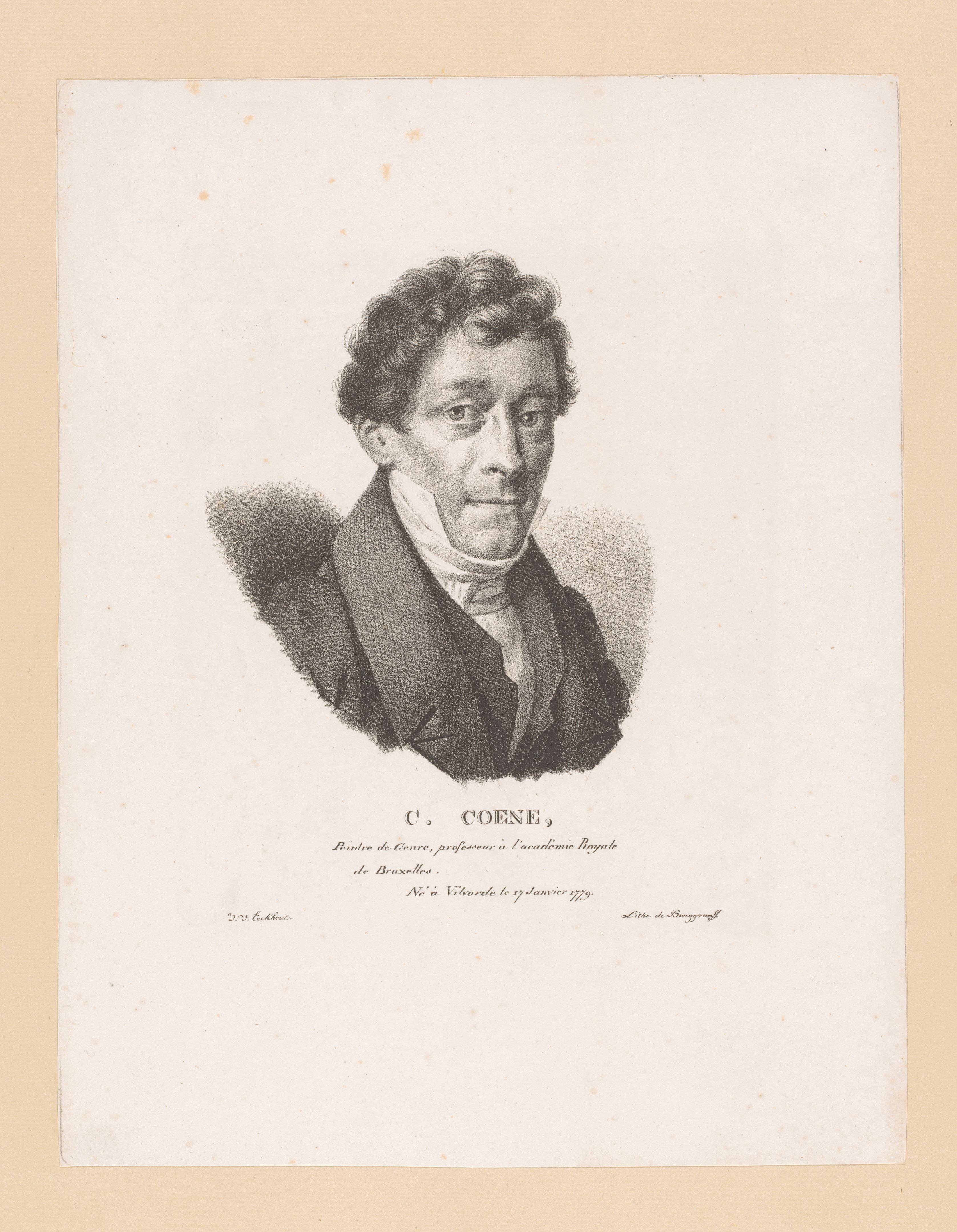 Portret van Constantinus Fidelio Coene