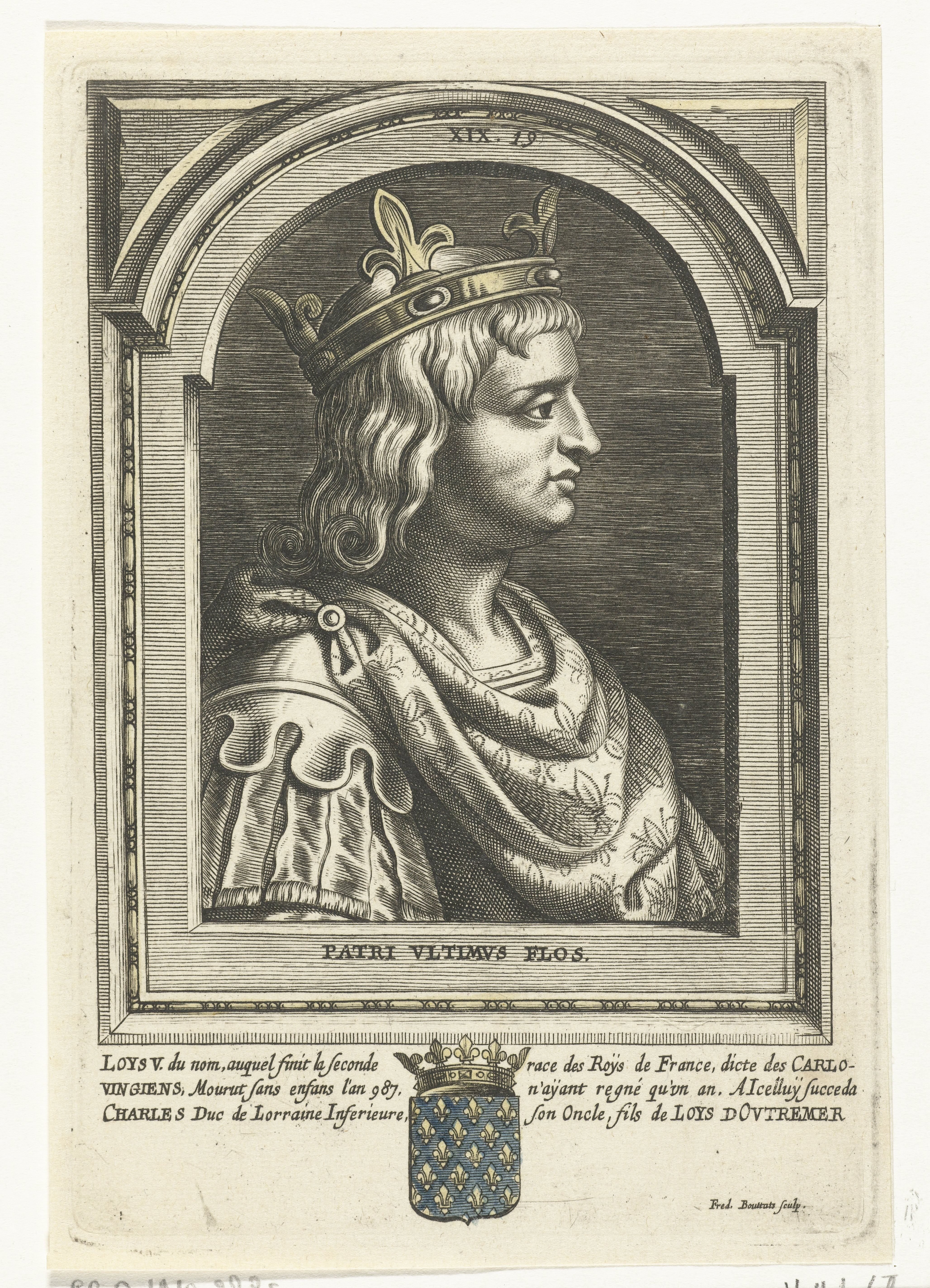 Portret van Lodewijk V