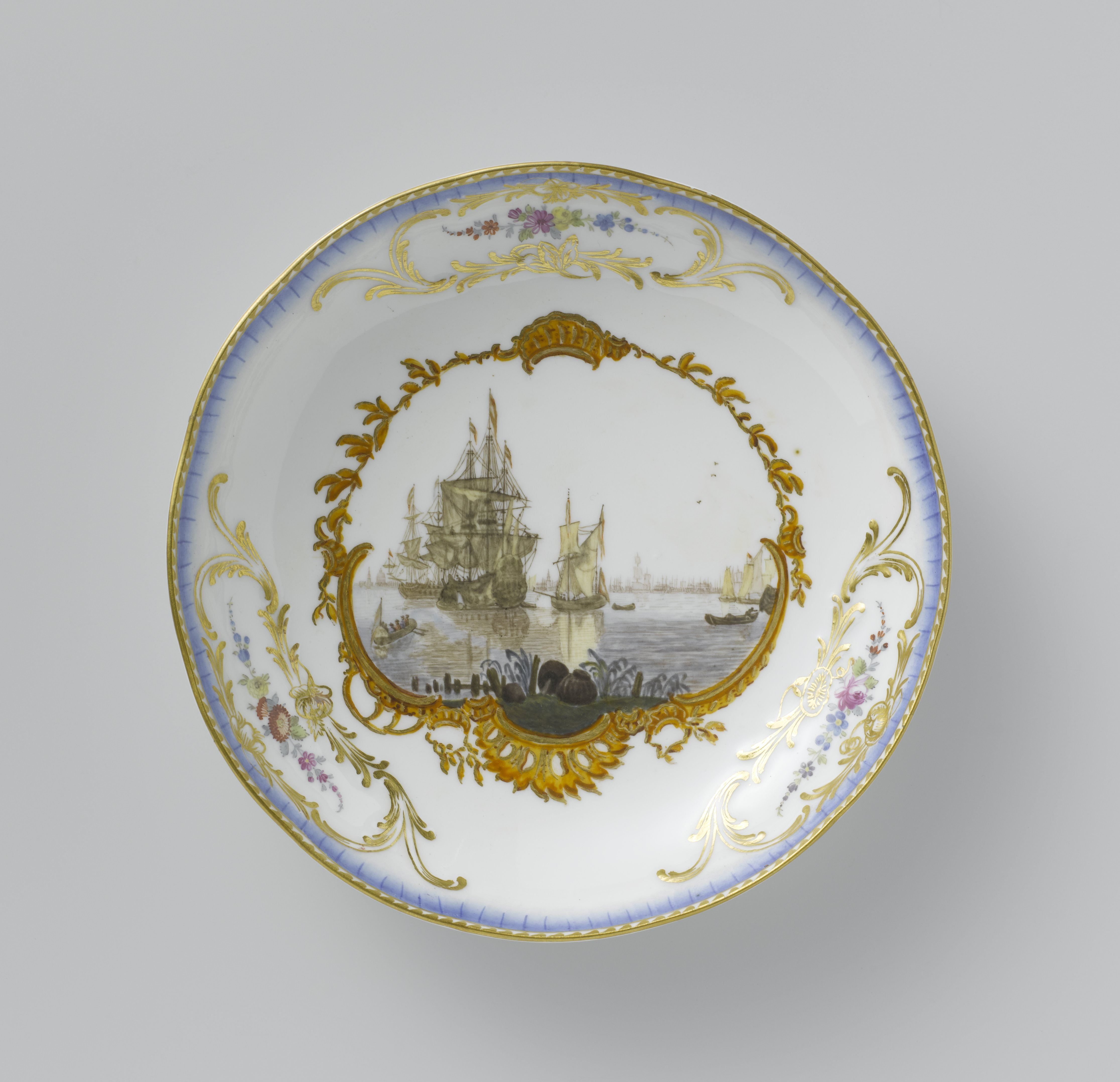 Seven plates from the service of Stadtholder William v