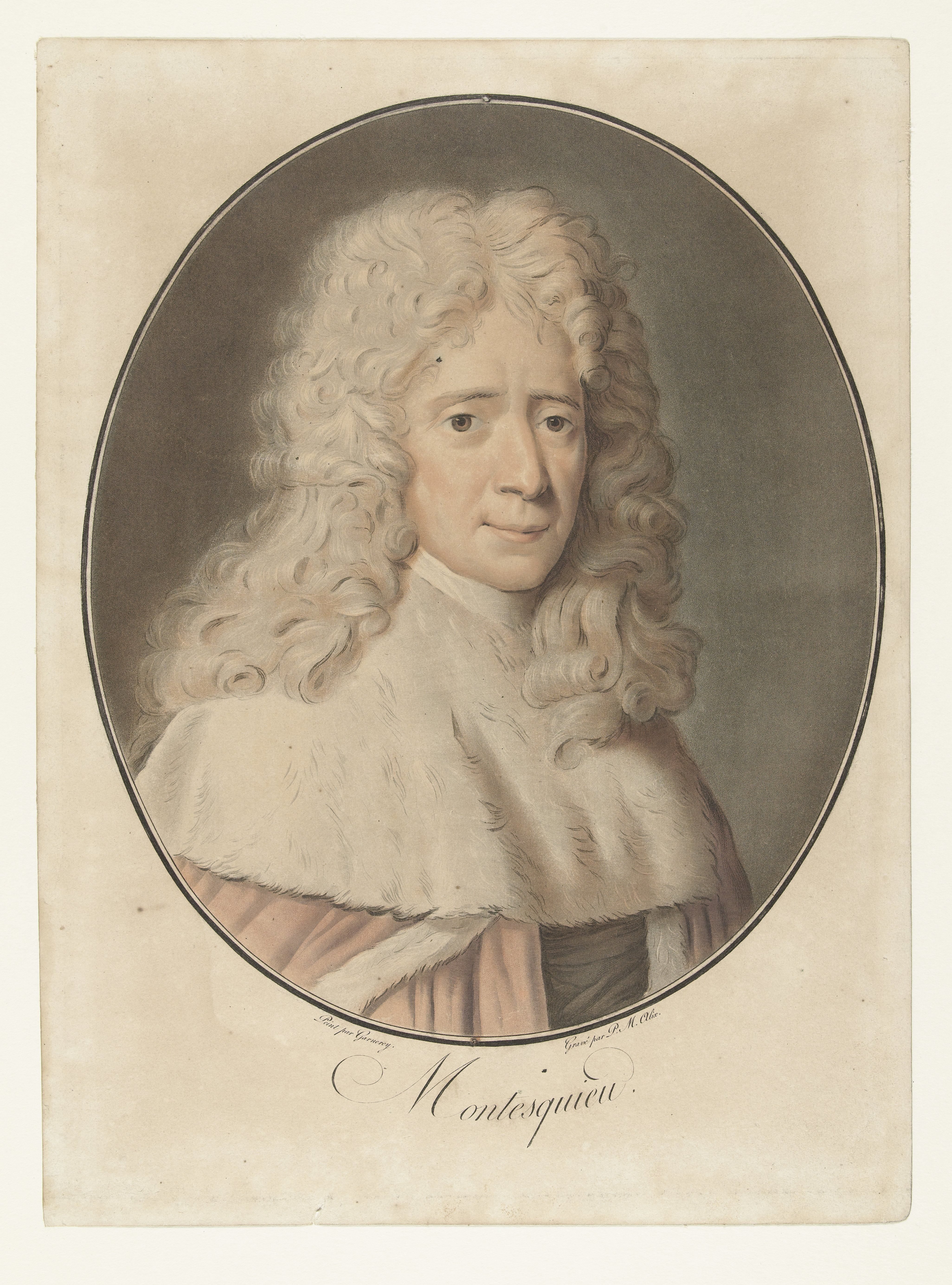 Portret van Charles de Montesquieu