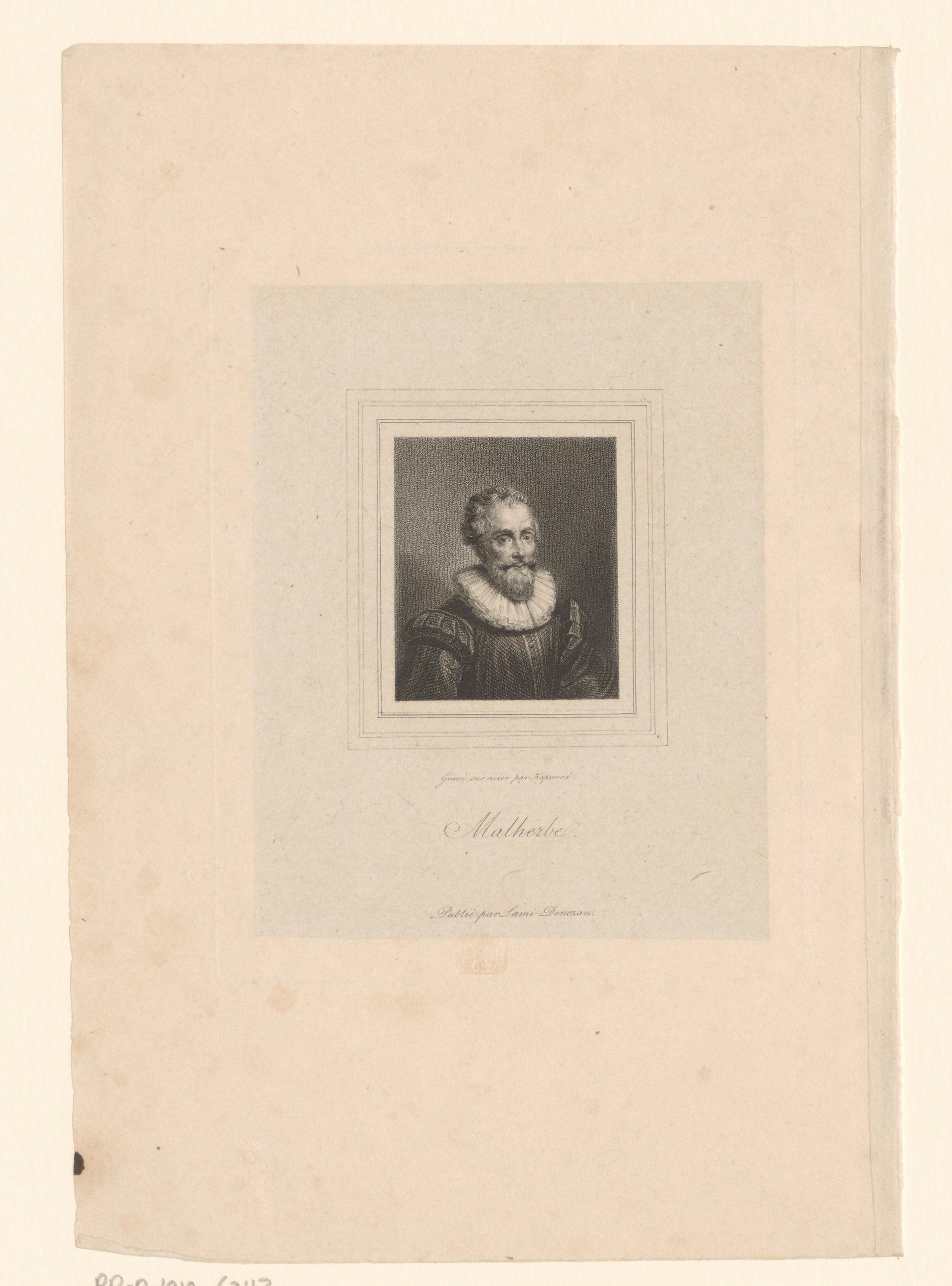 Portret van François de Malherbe
