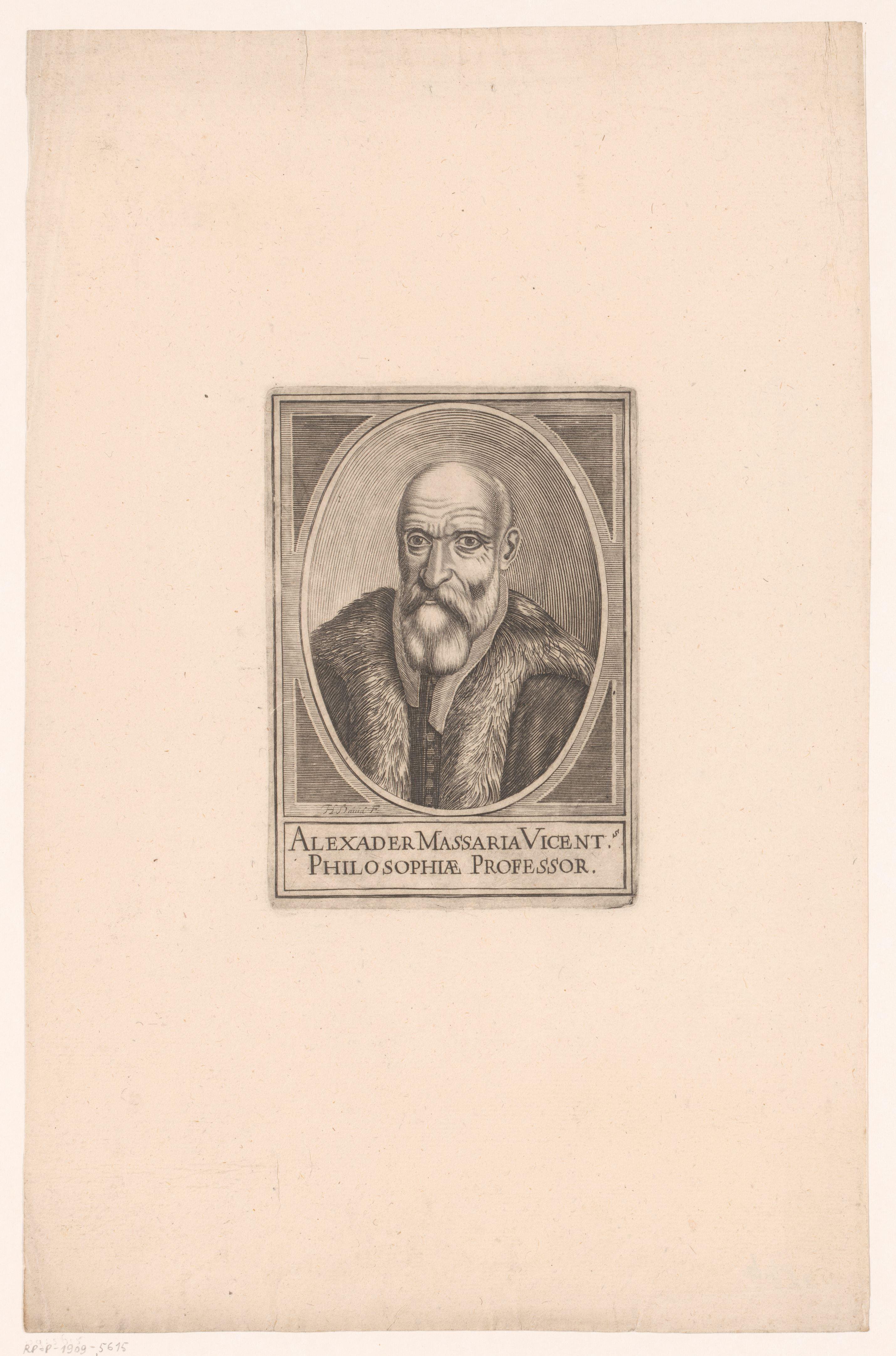 Portret van Alessandro Massaria