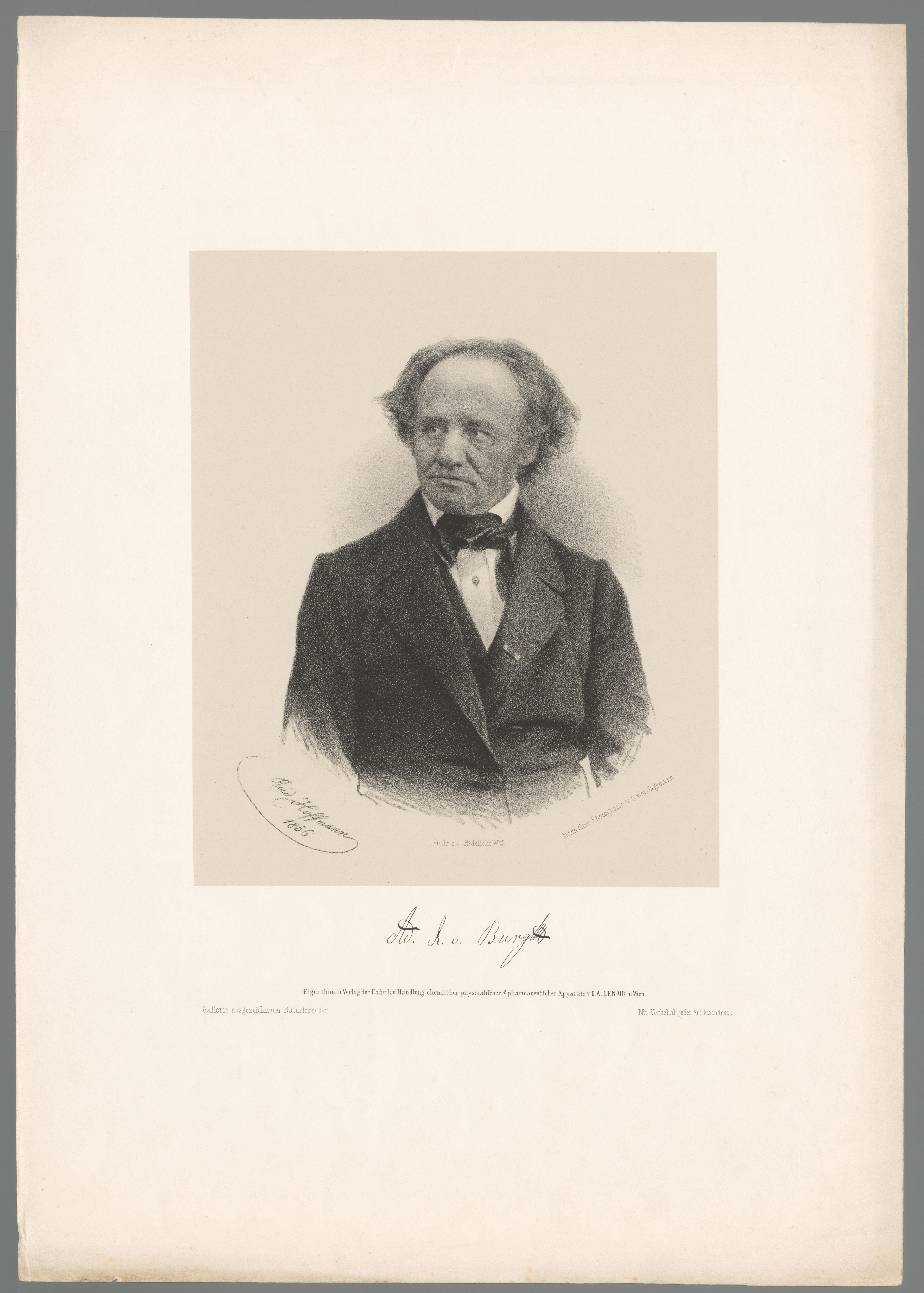 Portret van Ad. R. van Burg