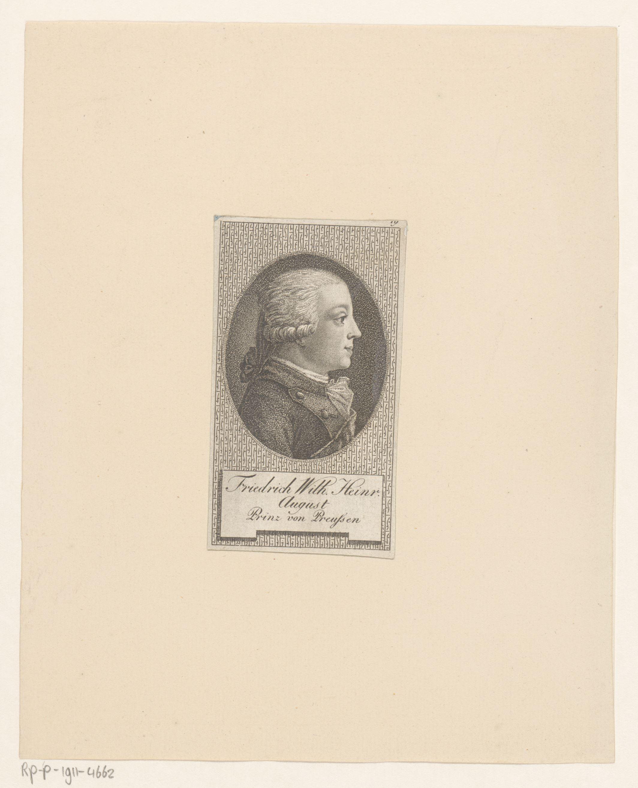 Portret van August van Pruisen